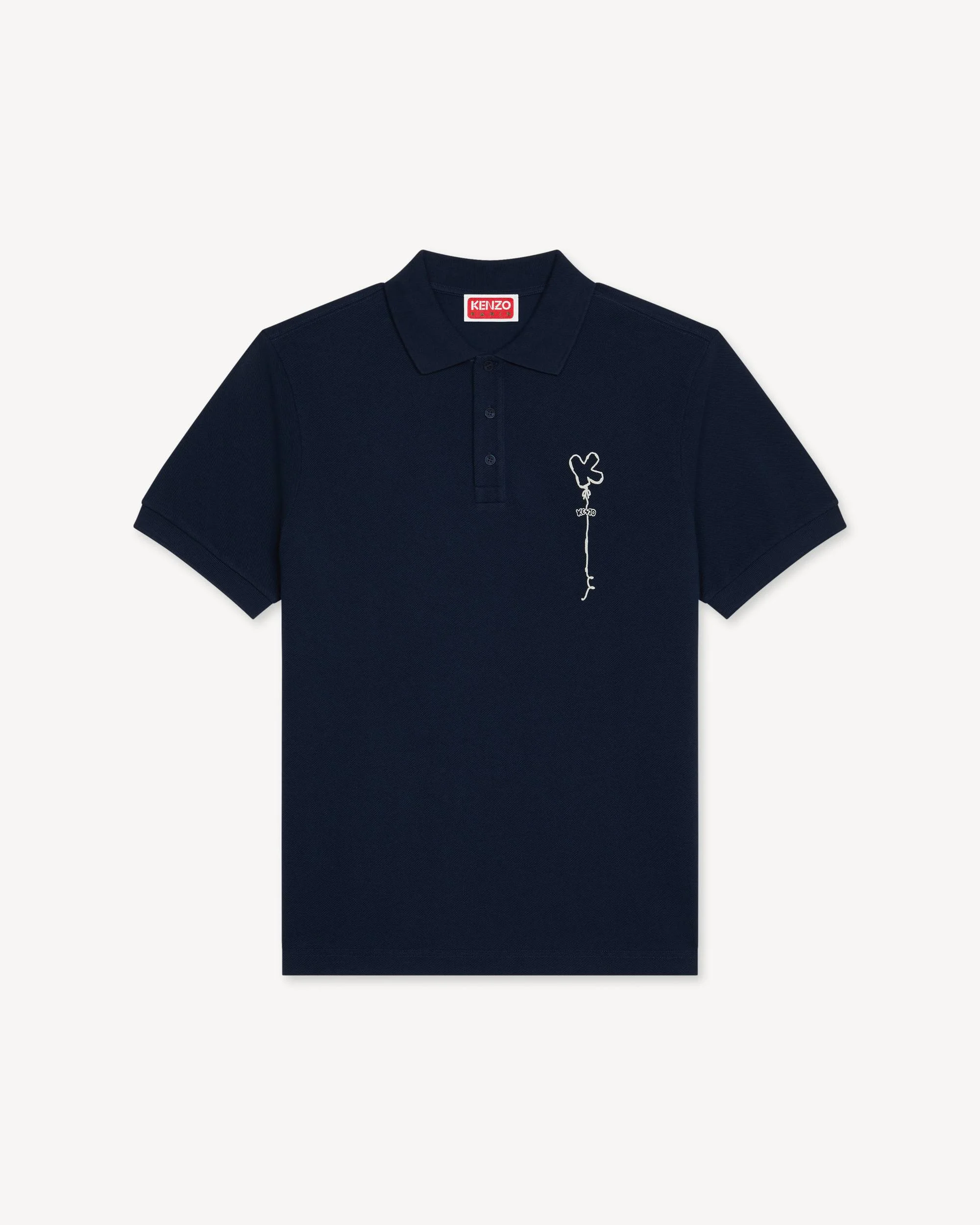'KENZO Balloons' slim polo in cotton - 1