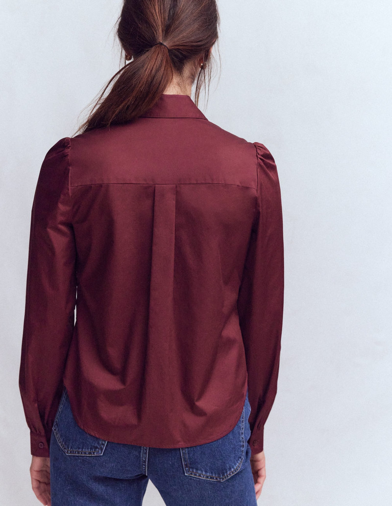 Cara Ruffle Shirt-Deep Wisteria 4