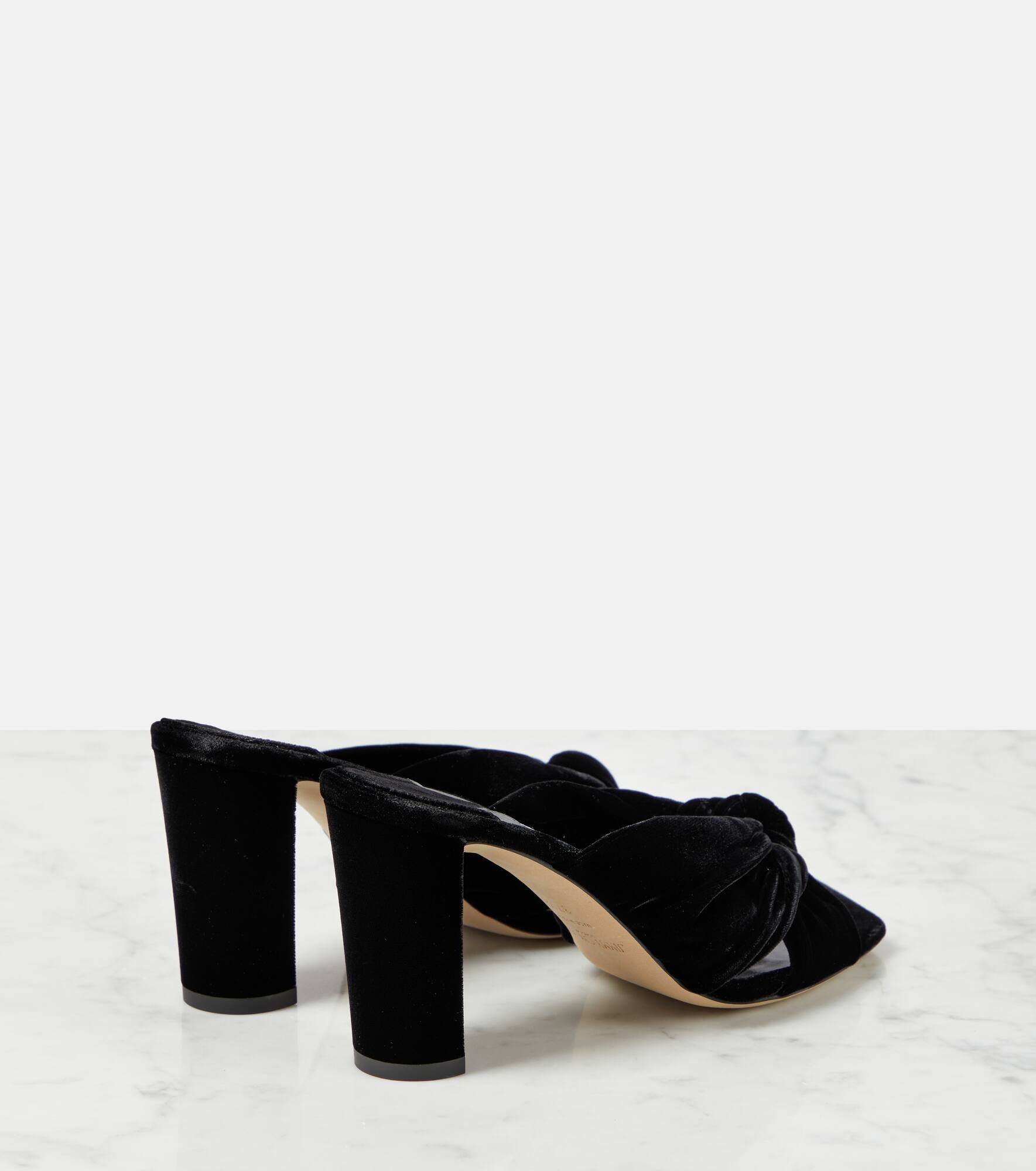 Avenue 85 velvet mules - 3