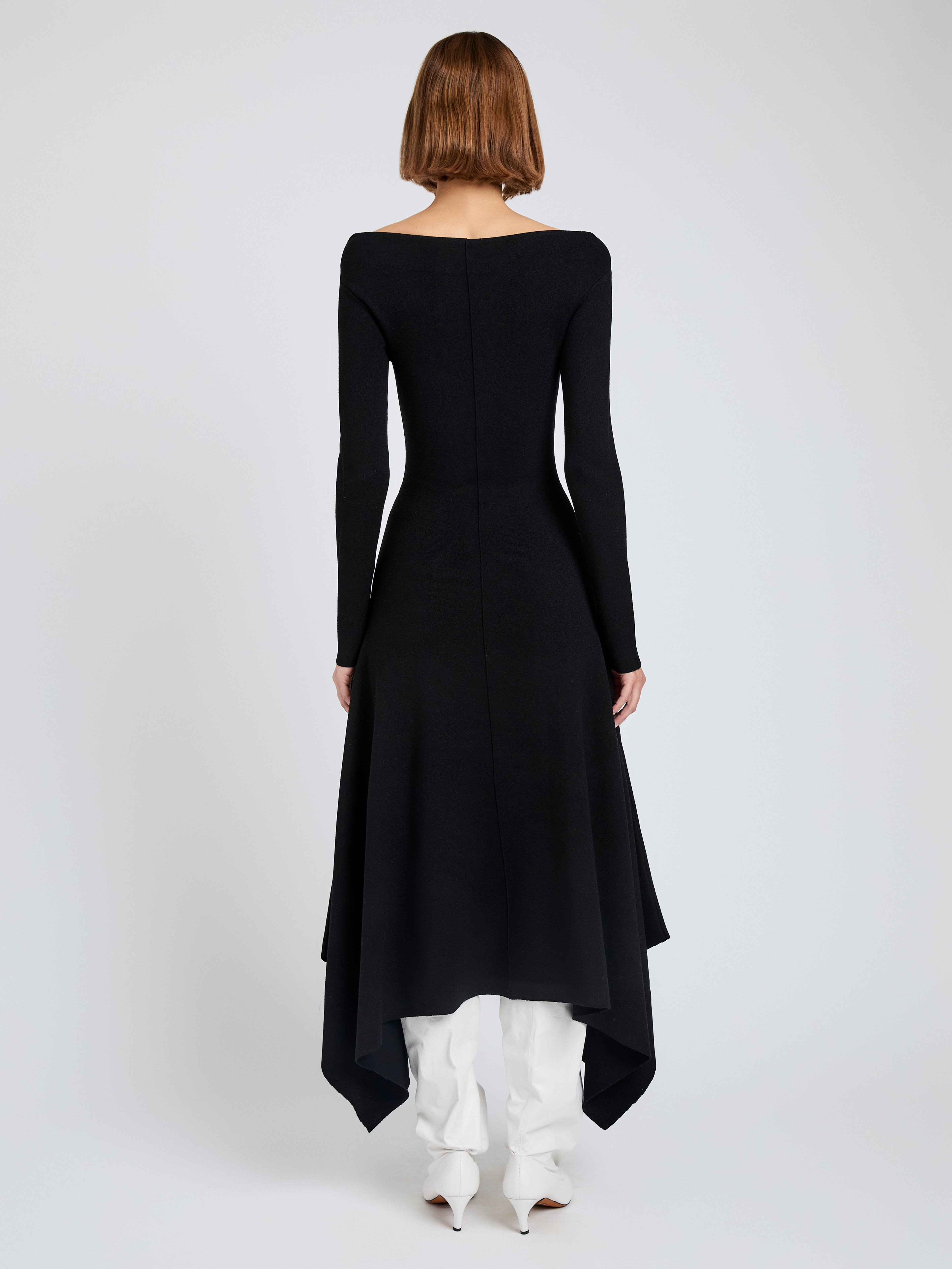 Romi Dress in Textured Sculpted Viscose - 4