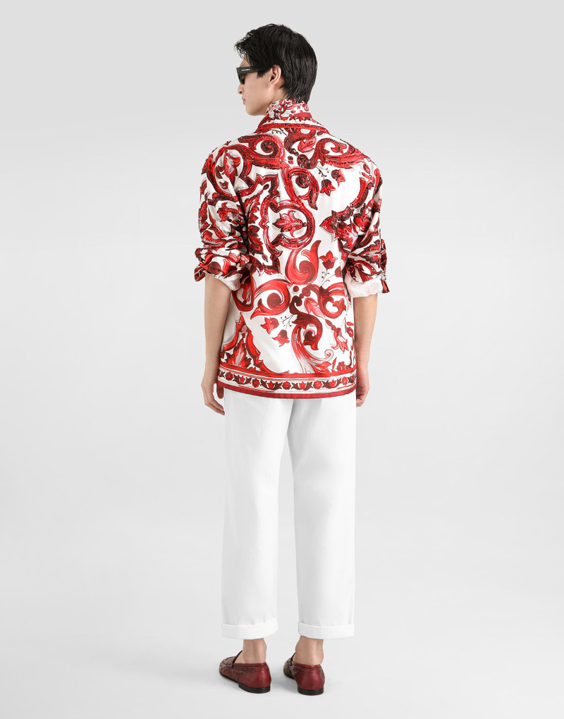 Majolica-print twill vanity shirt 3