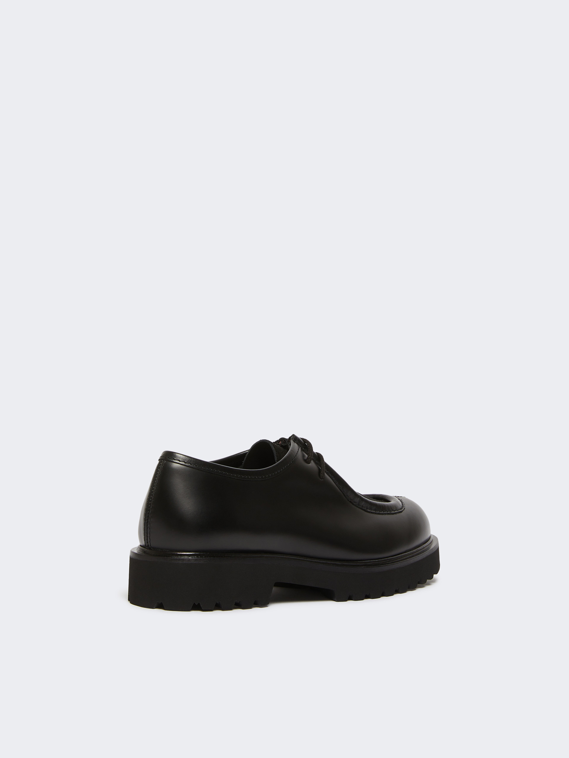 TRACKLACEUP Leather and suede lace-up shoes - 3