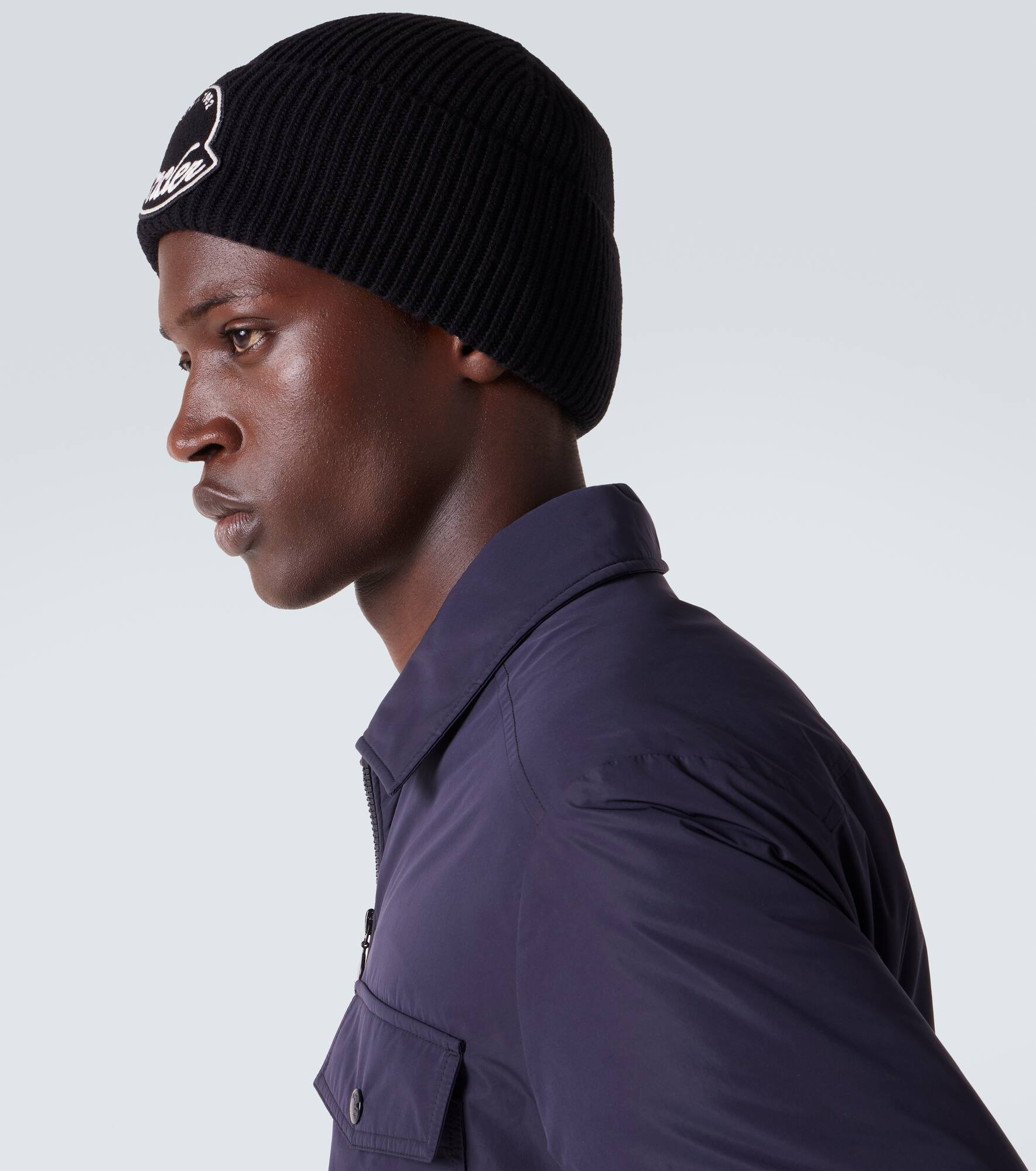 Logo ribbed-knit virgin wool beanie - 3