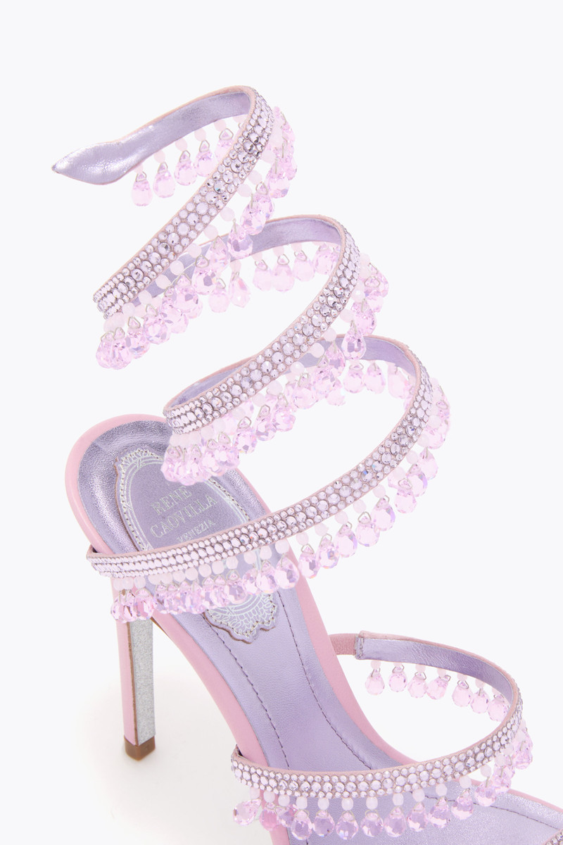 CHANDELIER METALLIC LILAC SANDAL 105 5