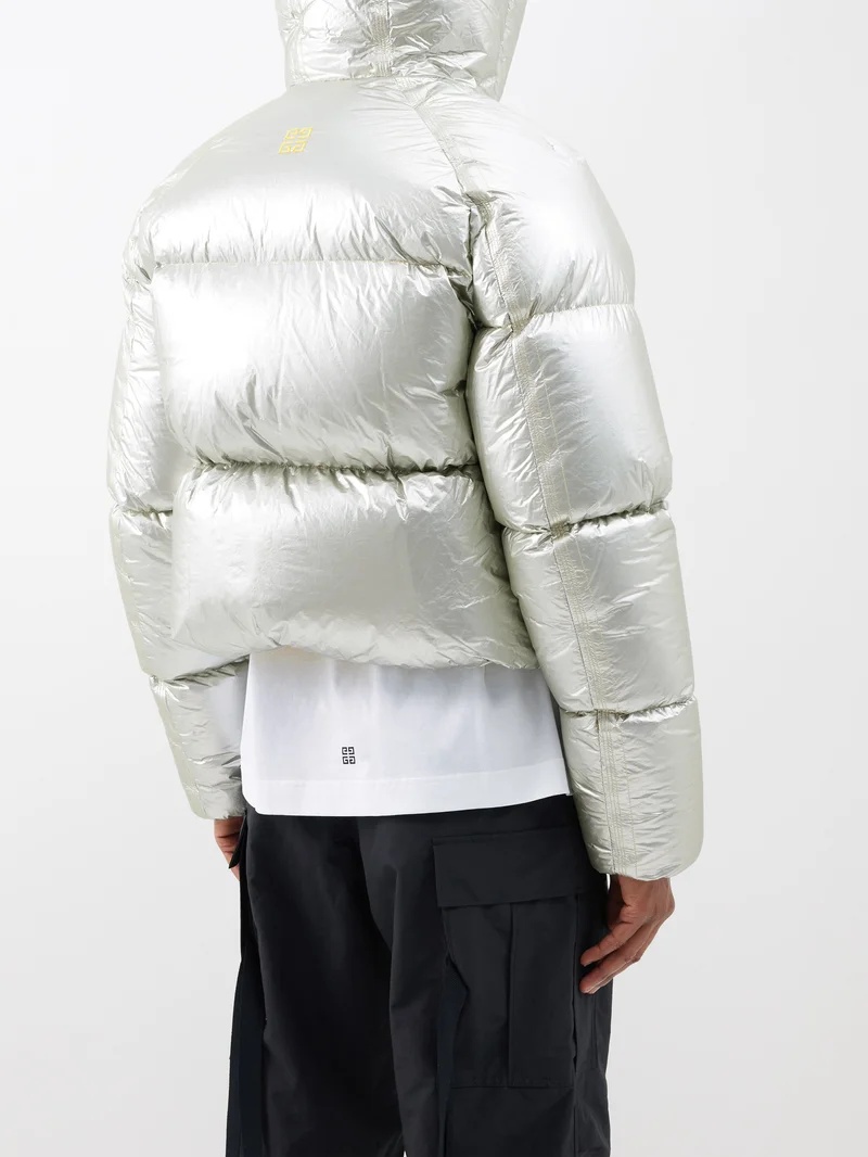 美品⭐︎ GIVENCHY ホワイト クロップドジャケット Givenchy Cropped quilted padded ripstop jacket