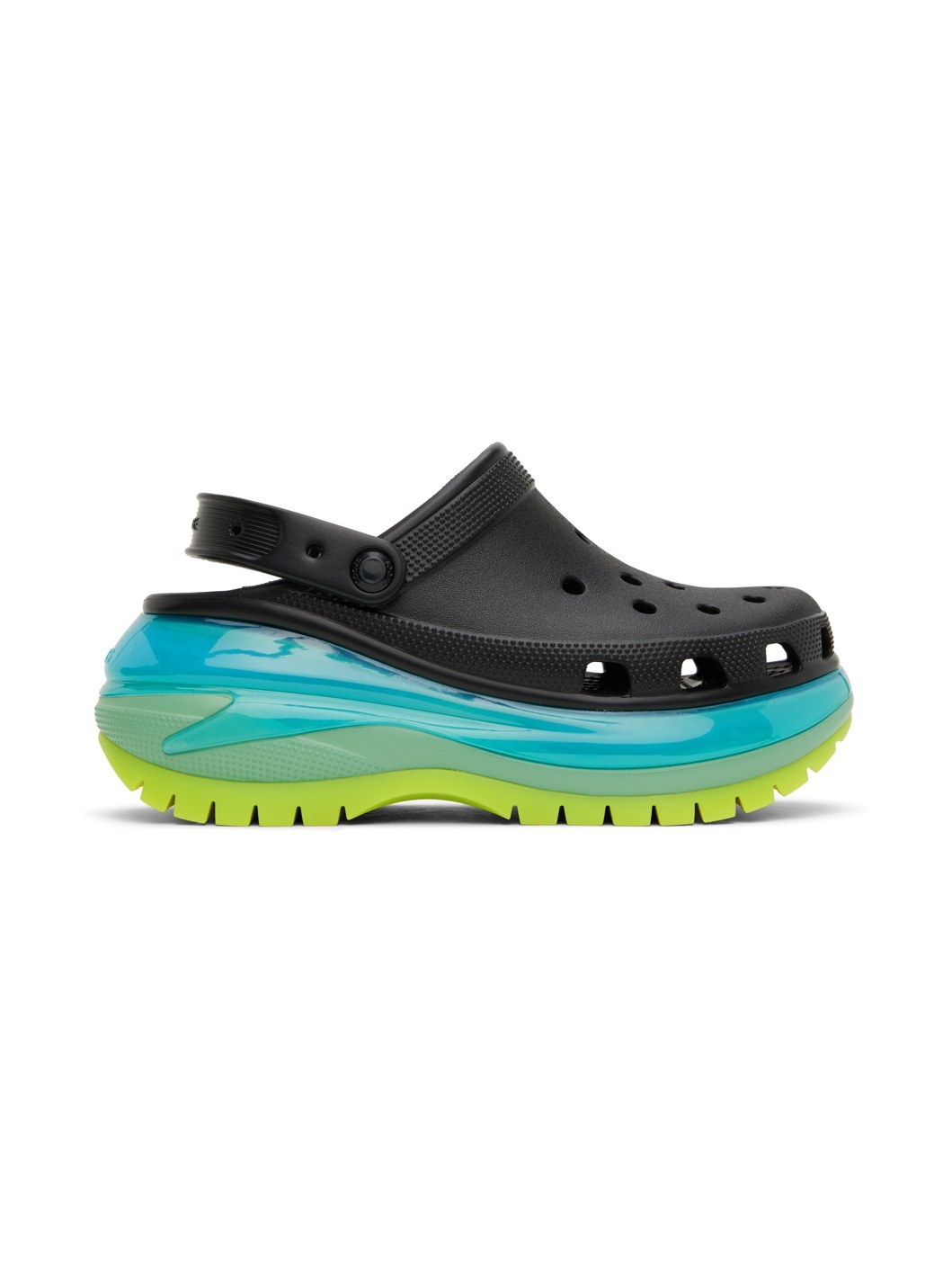 Black Mega Crush Clogs - 1