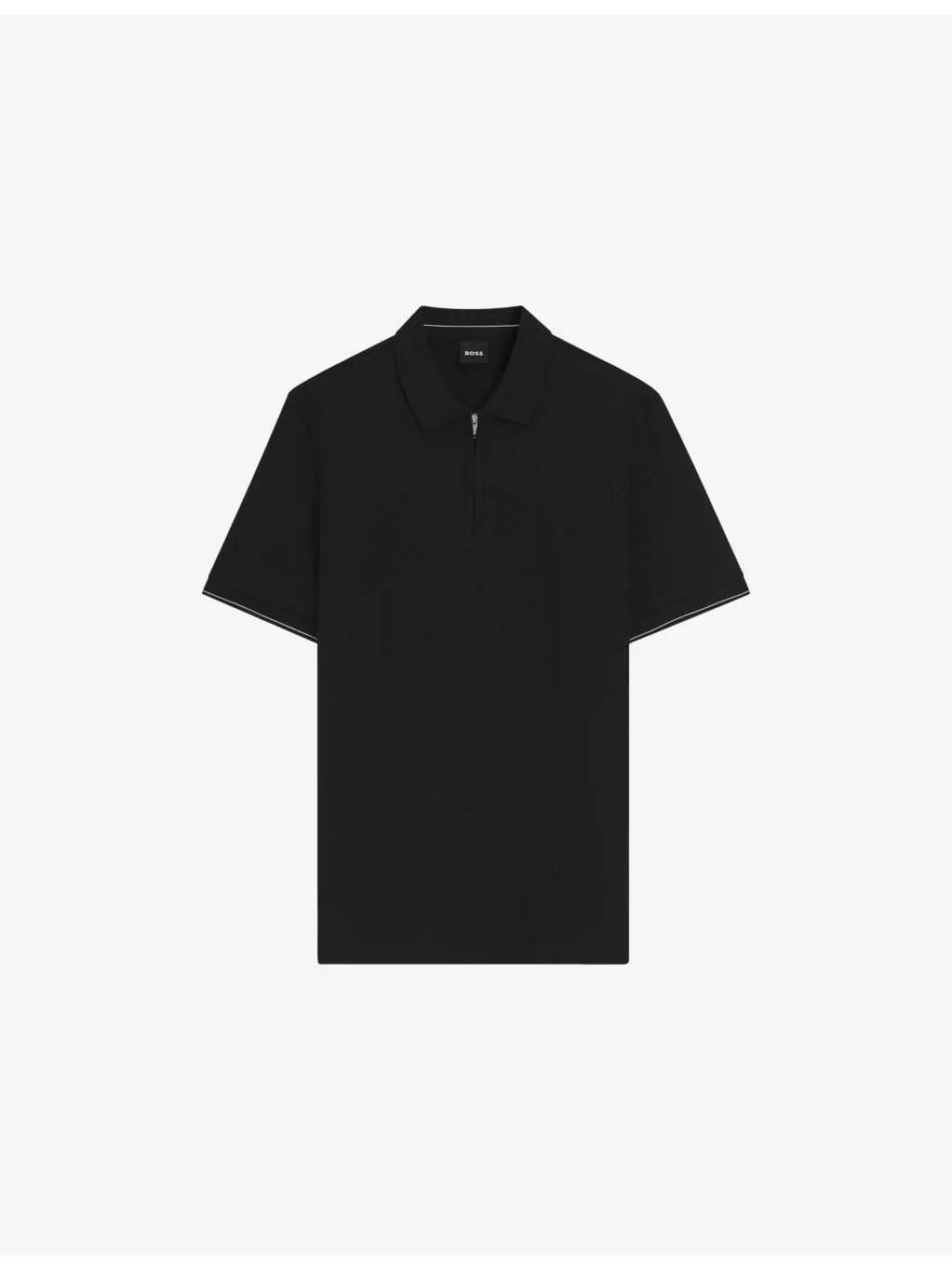 Slim-Fit Short-Sleeve Cotton Polo - 1