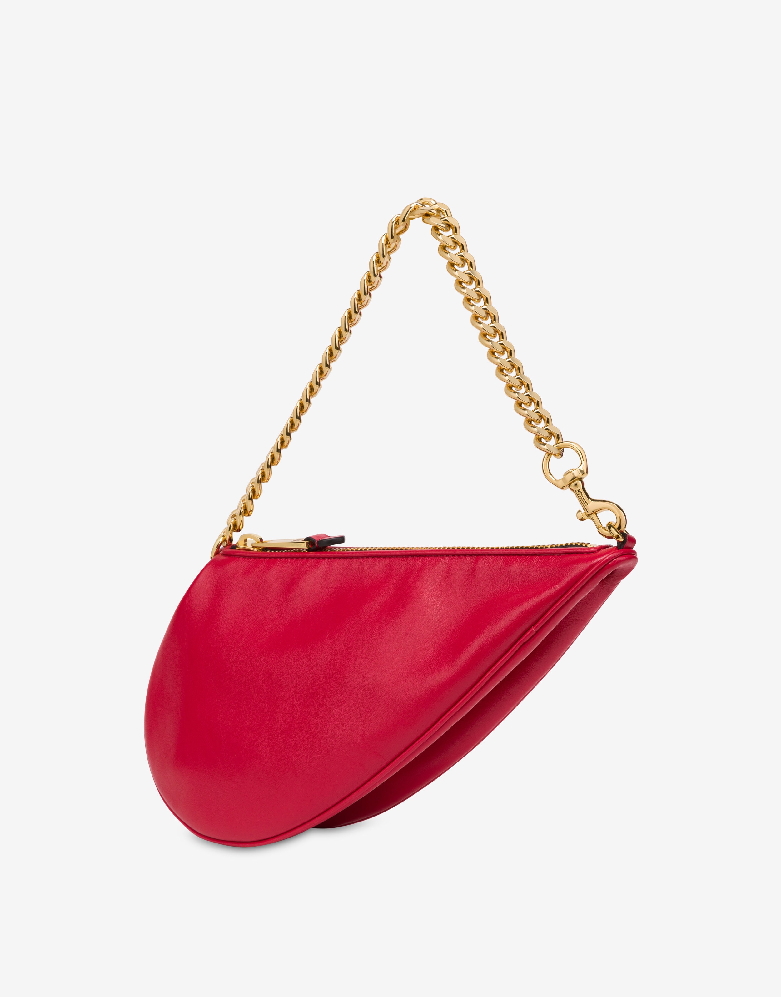 CALFSKIN RED HEART BAG - 2