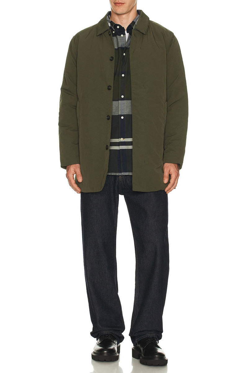 Barbour Wadded Lorden Showerproof Mac Jacket outlook