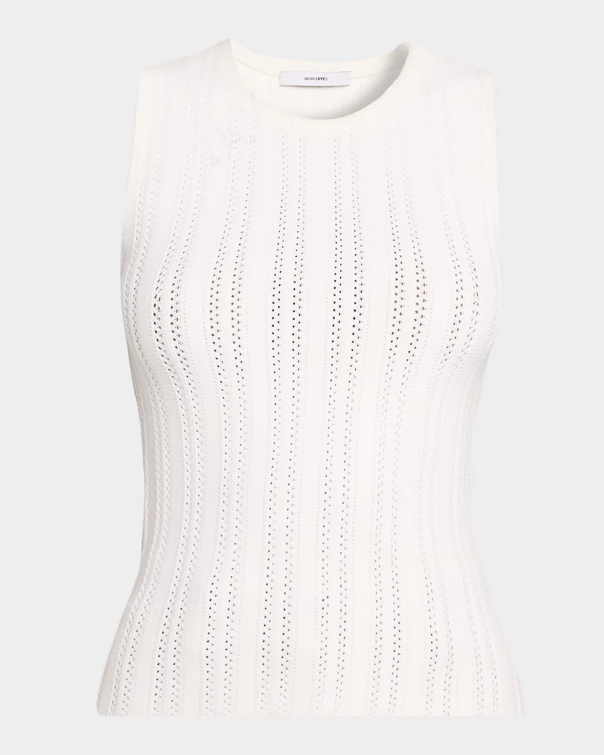 Brynn Pointelle Knit Sleeveless Top - 1