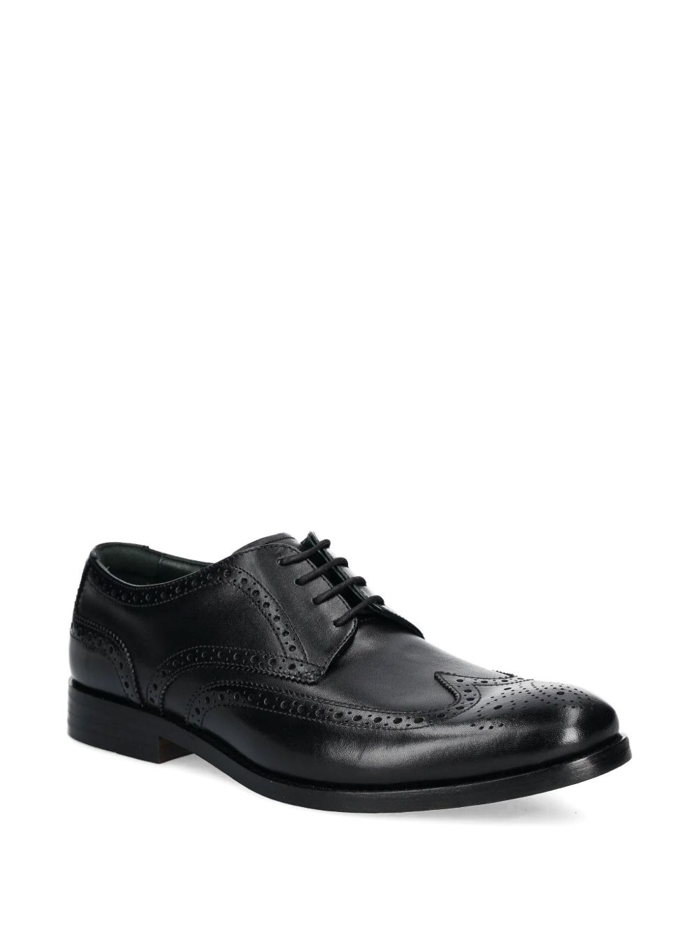 leather wingtip brogue oxford shoes - 2