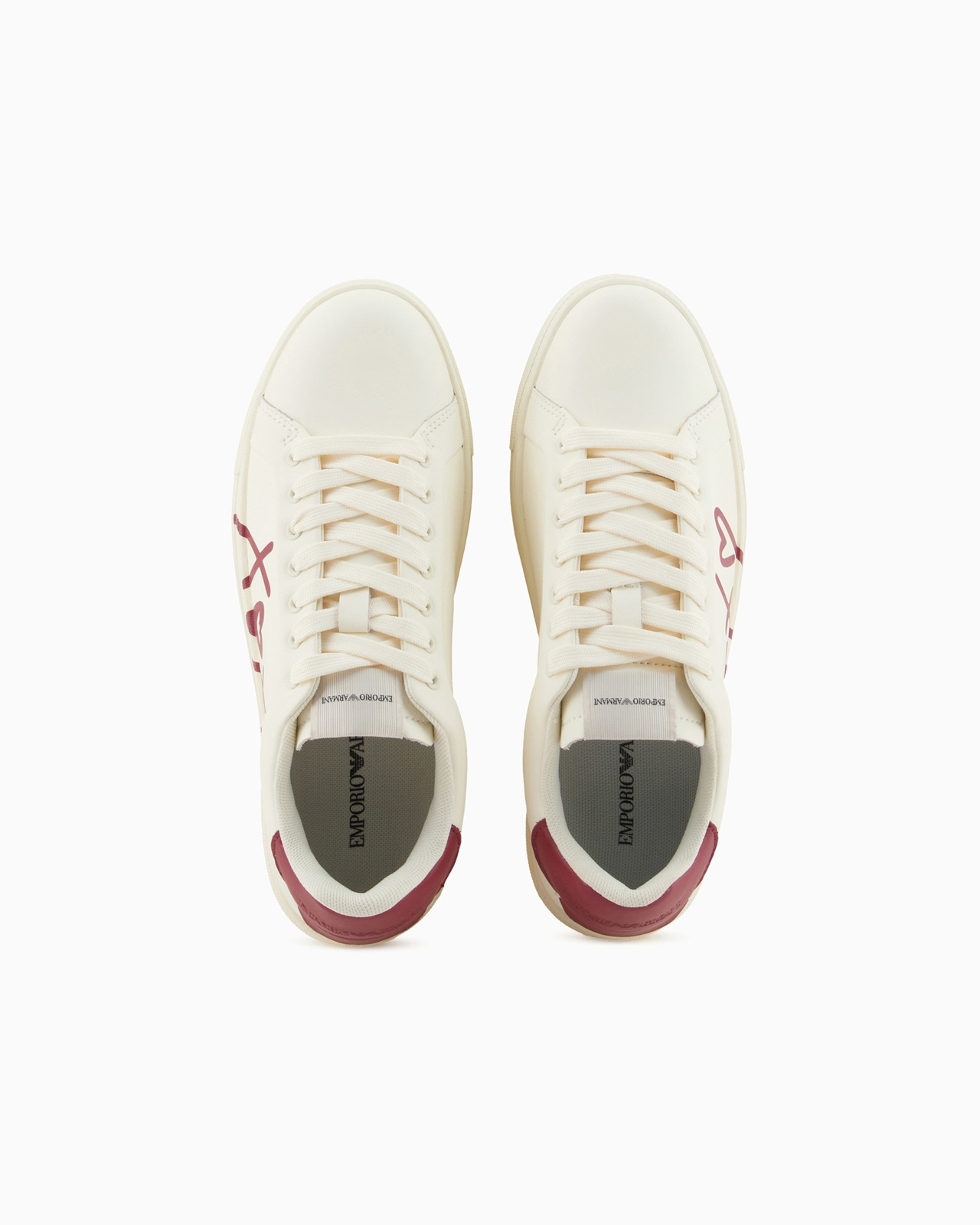 Leather sneakers with XOXO logo - 3