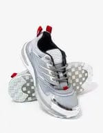 Givenchy Silver Giv 1 Leather & Mesh Trainers - 3