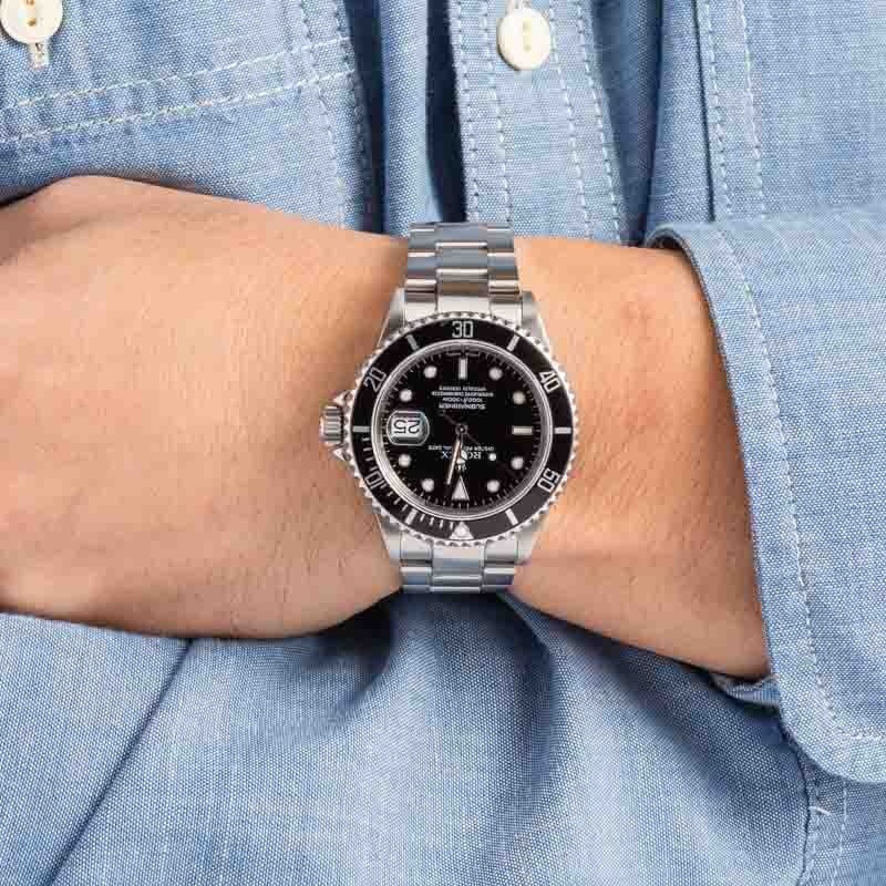 Pre-Owned Rolex Submariner 16610T Stainless Steel Oyster - 5