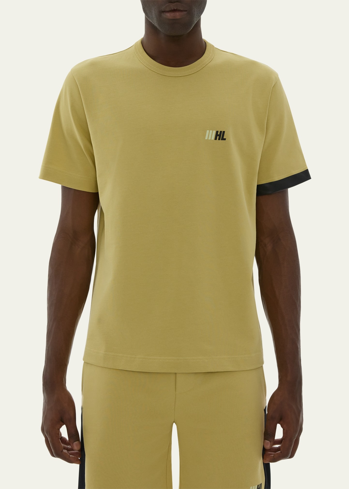 Men's Slant Logo-Print Cotton T-Shirt - 3