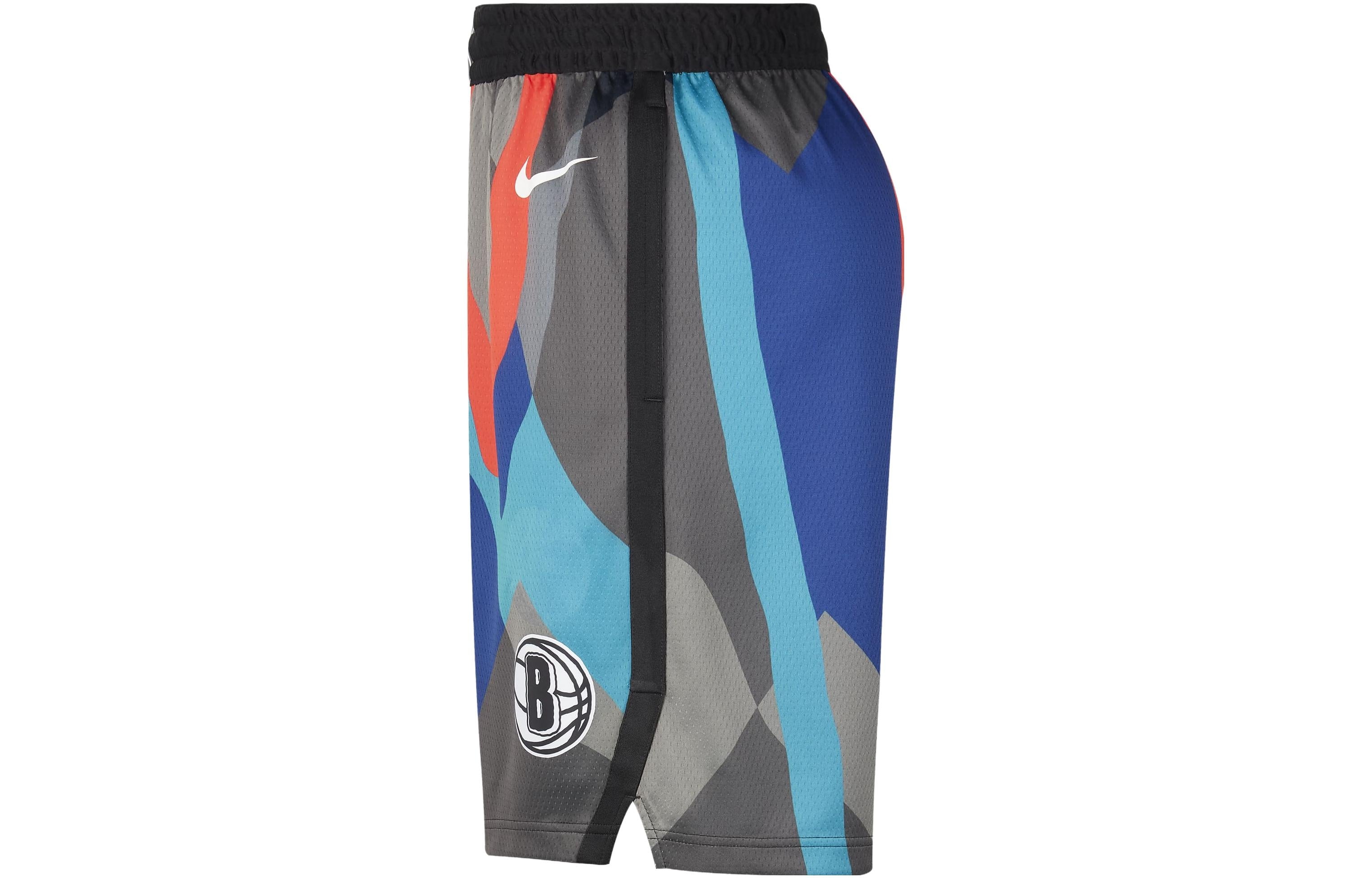 Nike Dri-FIT x Kaws Brooklyn Nets 2023/24 City Edition NBA Swingman Shorts 'Multi-Color' DX8694-010 - 3