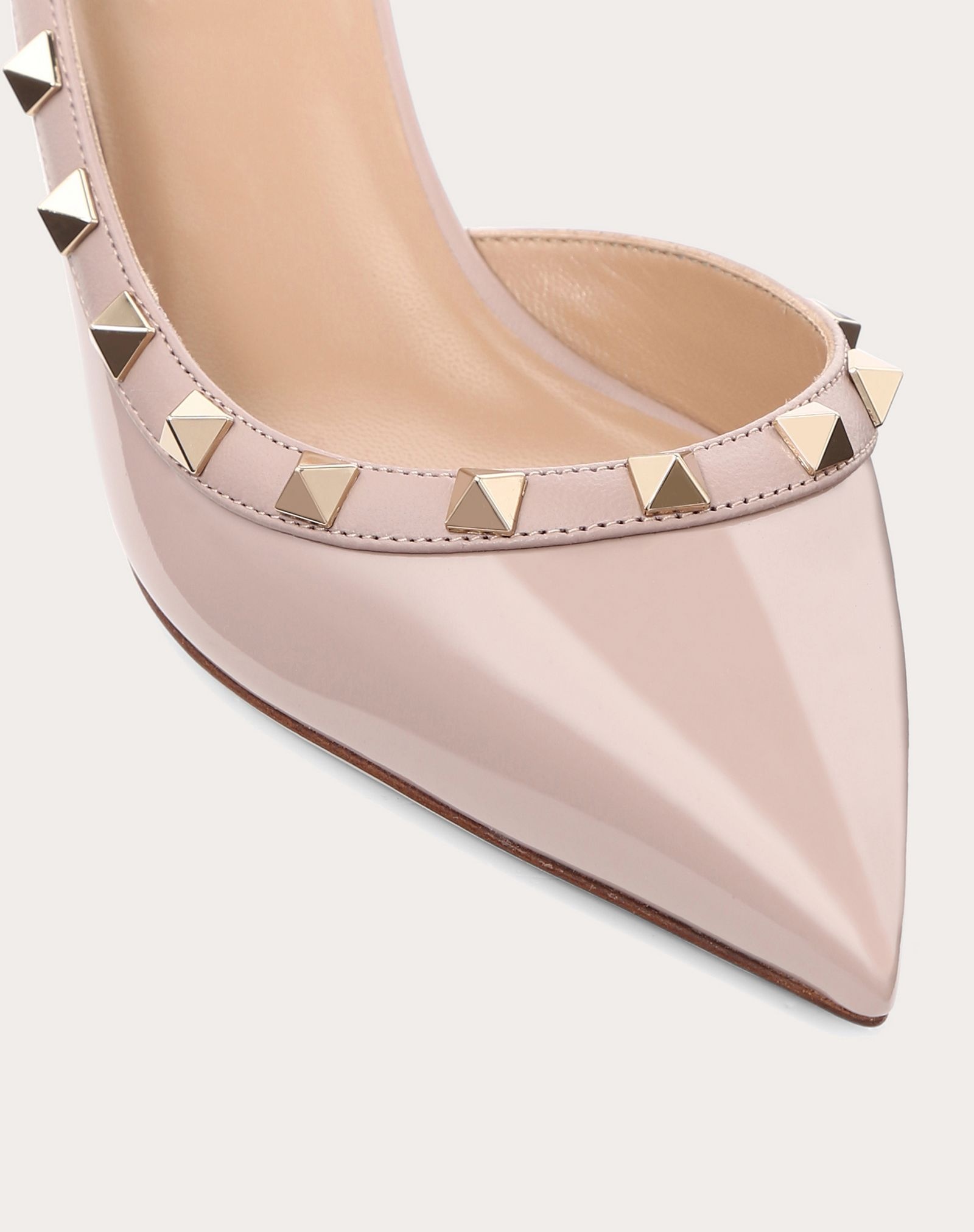 Rockstud Patent Leather Slingback Pump 50 mm - 5