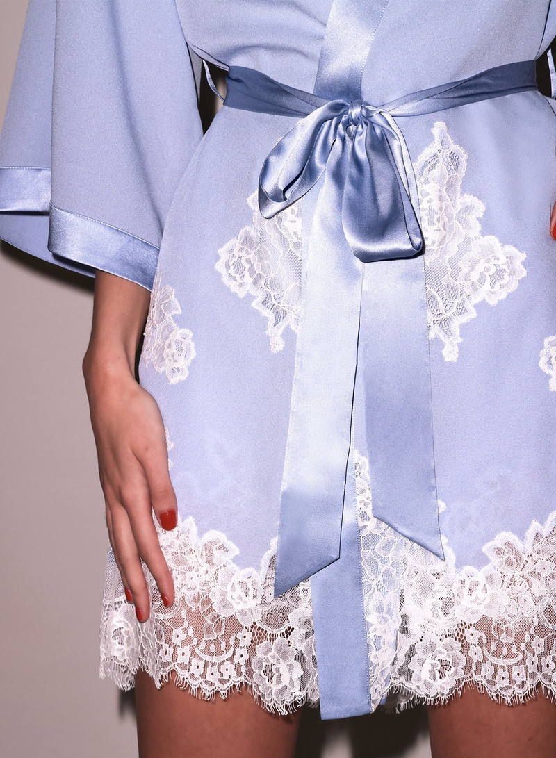 Fleur du Mal Juliet Lace Robe outlook