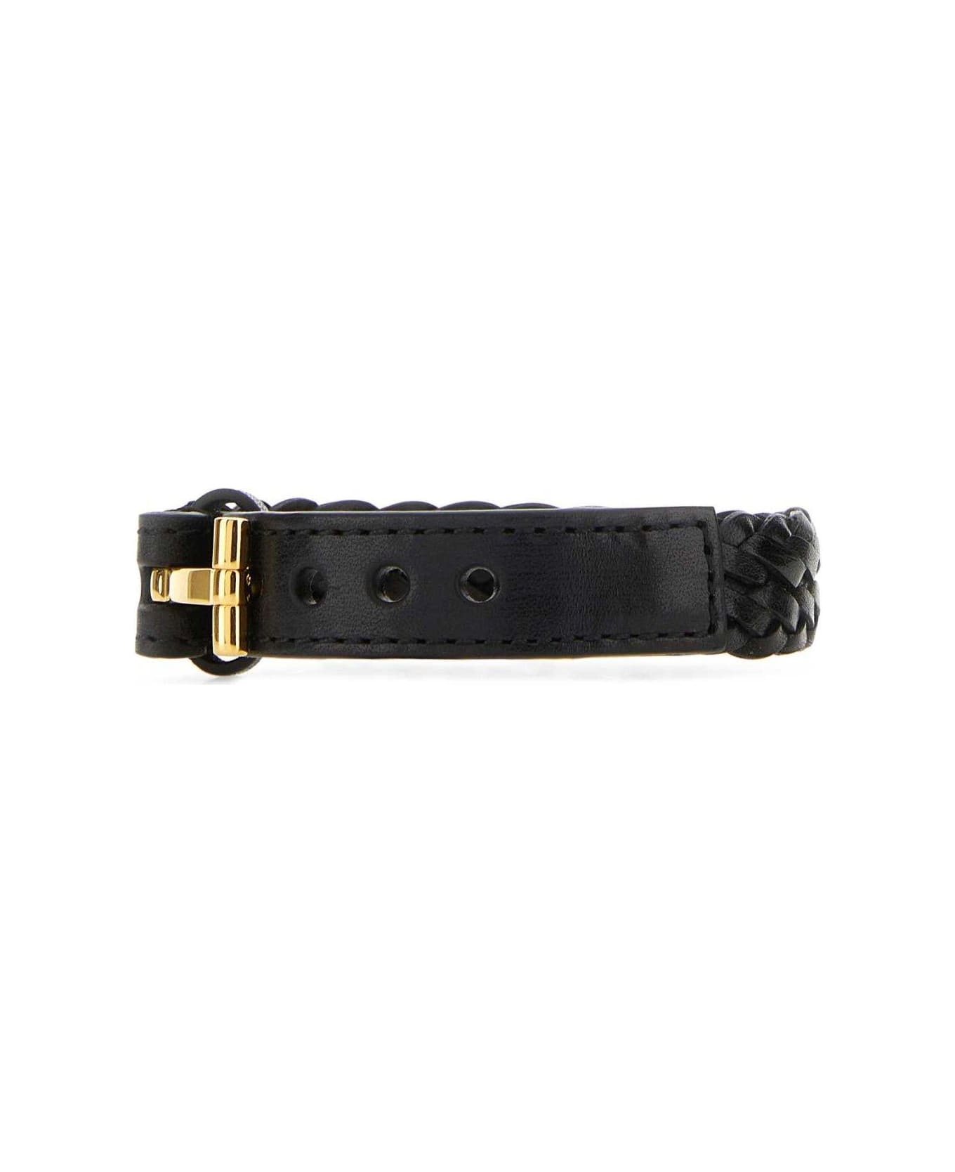T-lock Leather Bracelet - 2