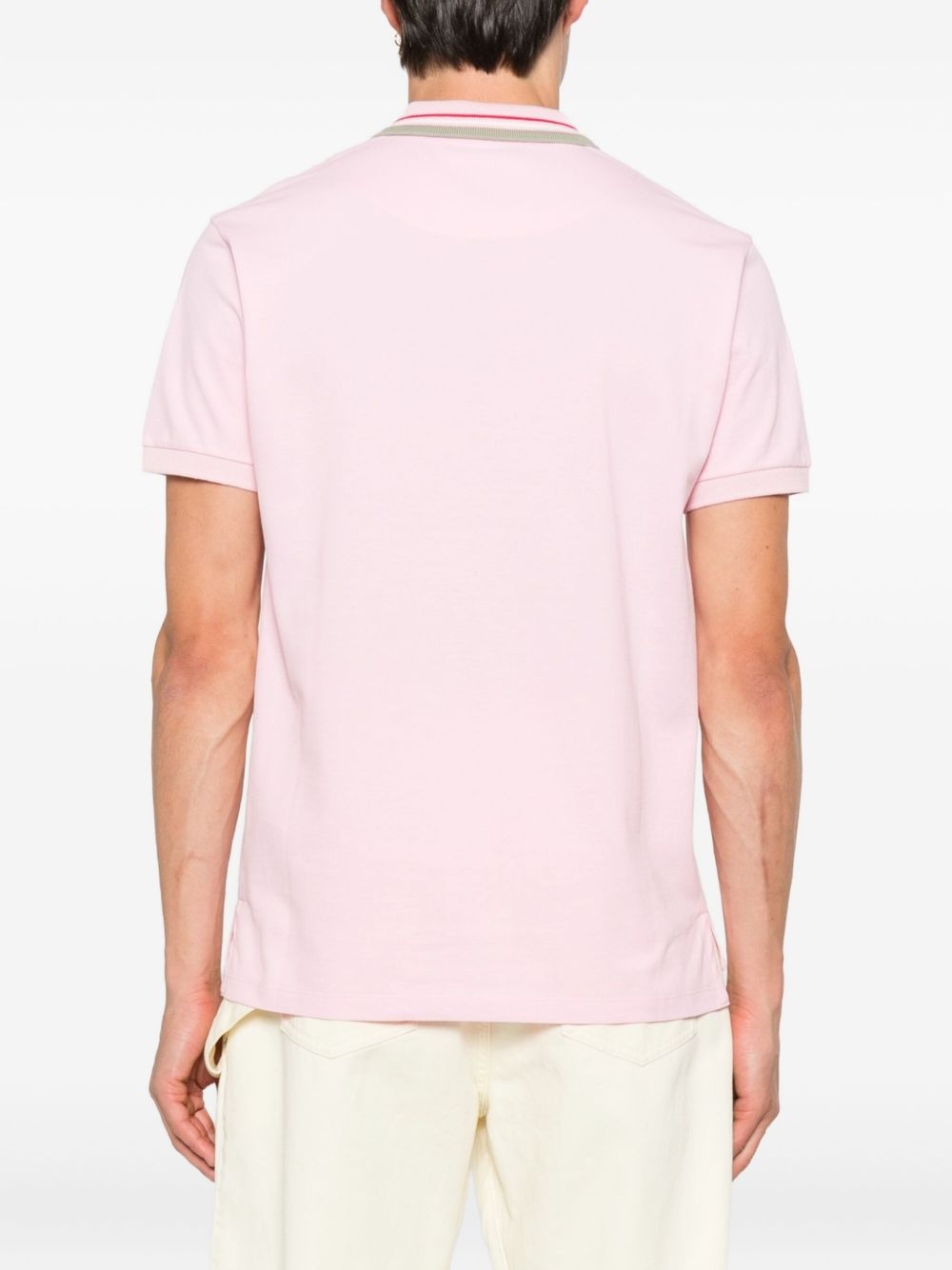 tipped polo shirt - 3