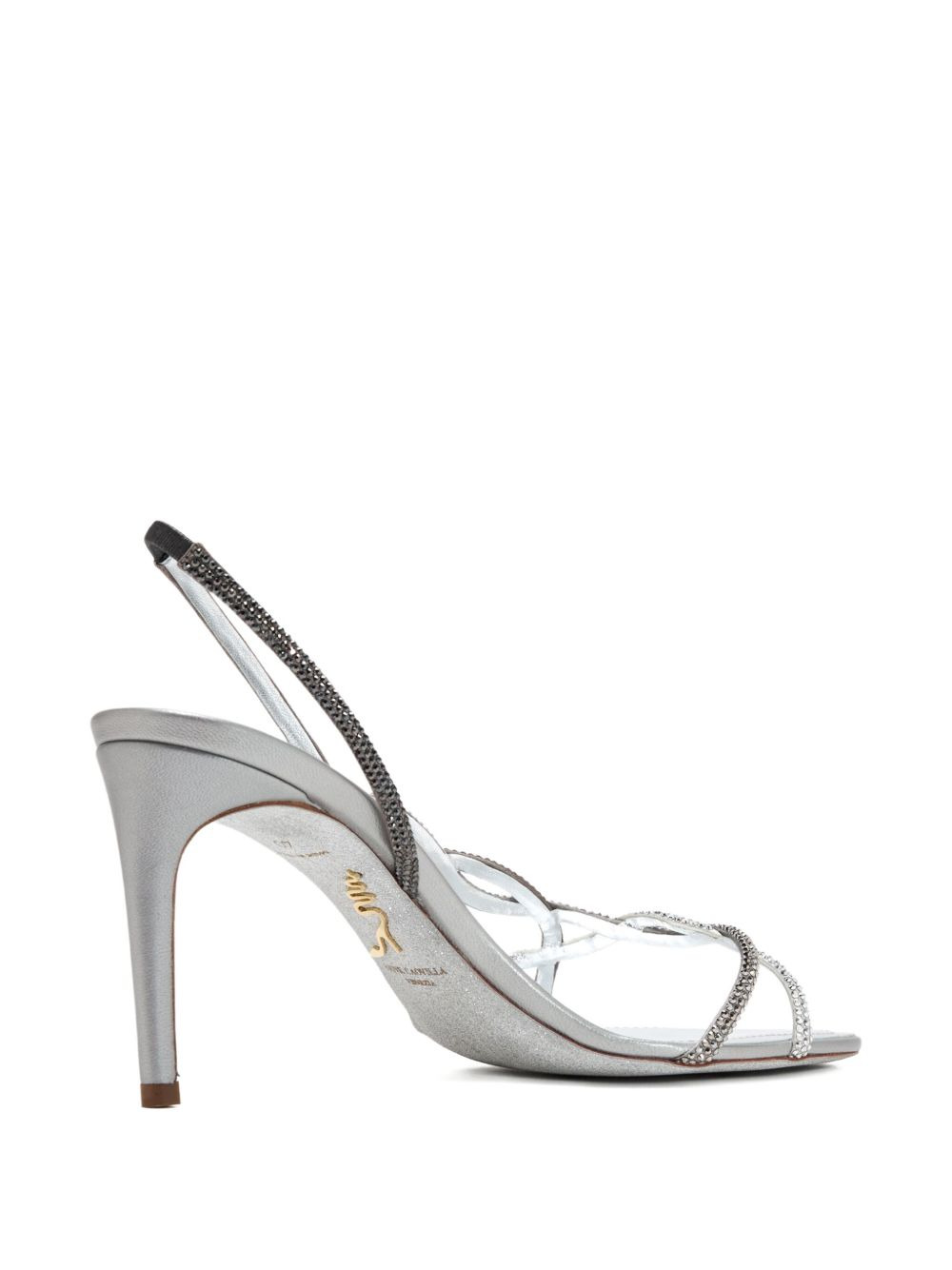 80mm crystal-embellished slingback sandals - 3