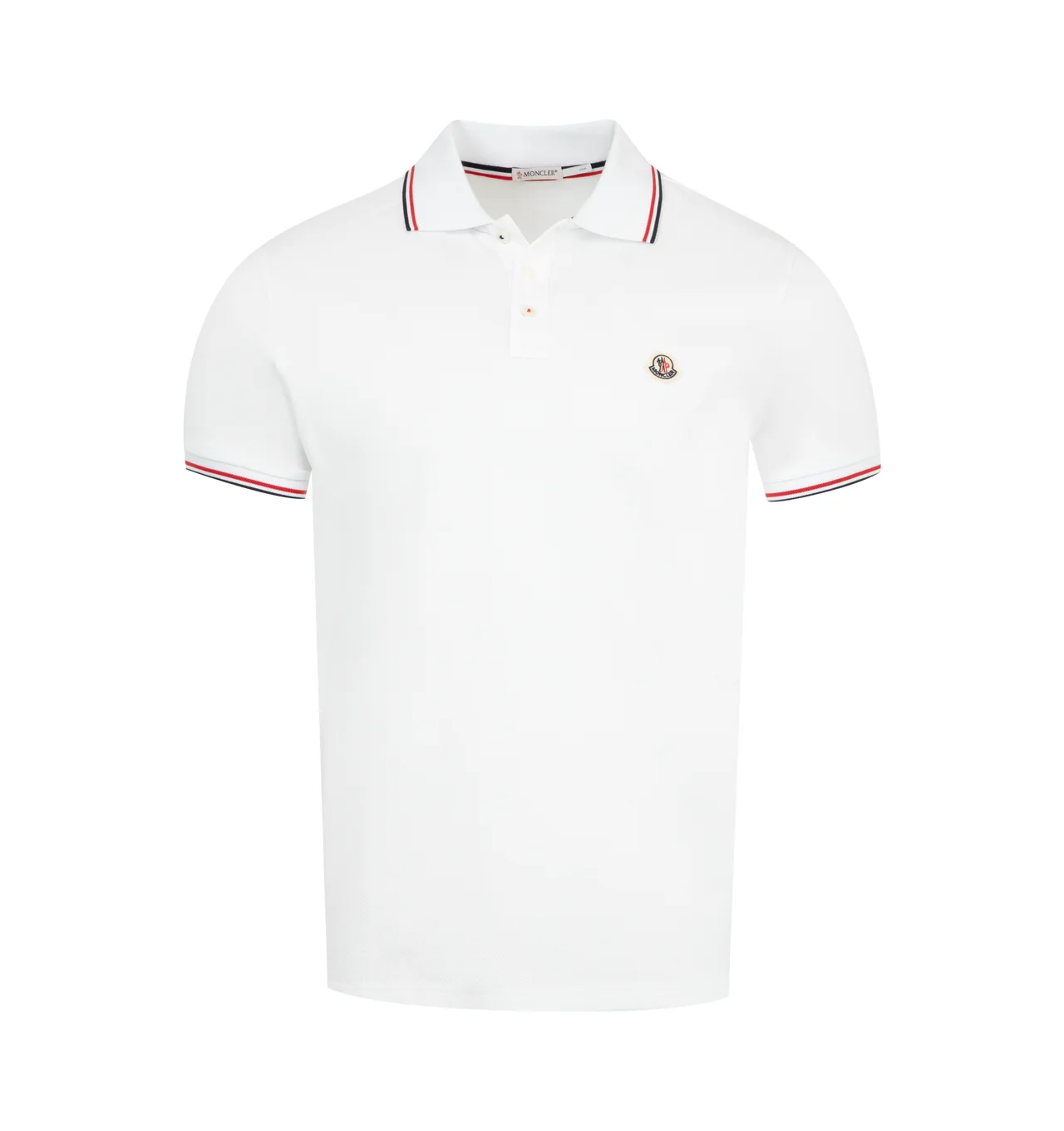 TRICOLOR TRIMMED POLO SHIRT - 1