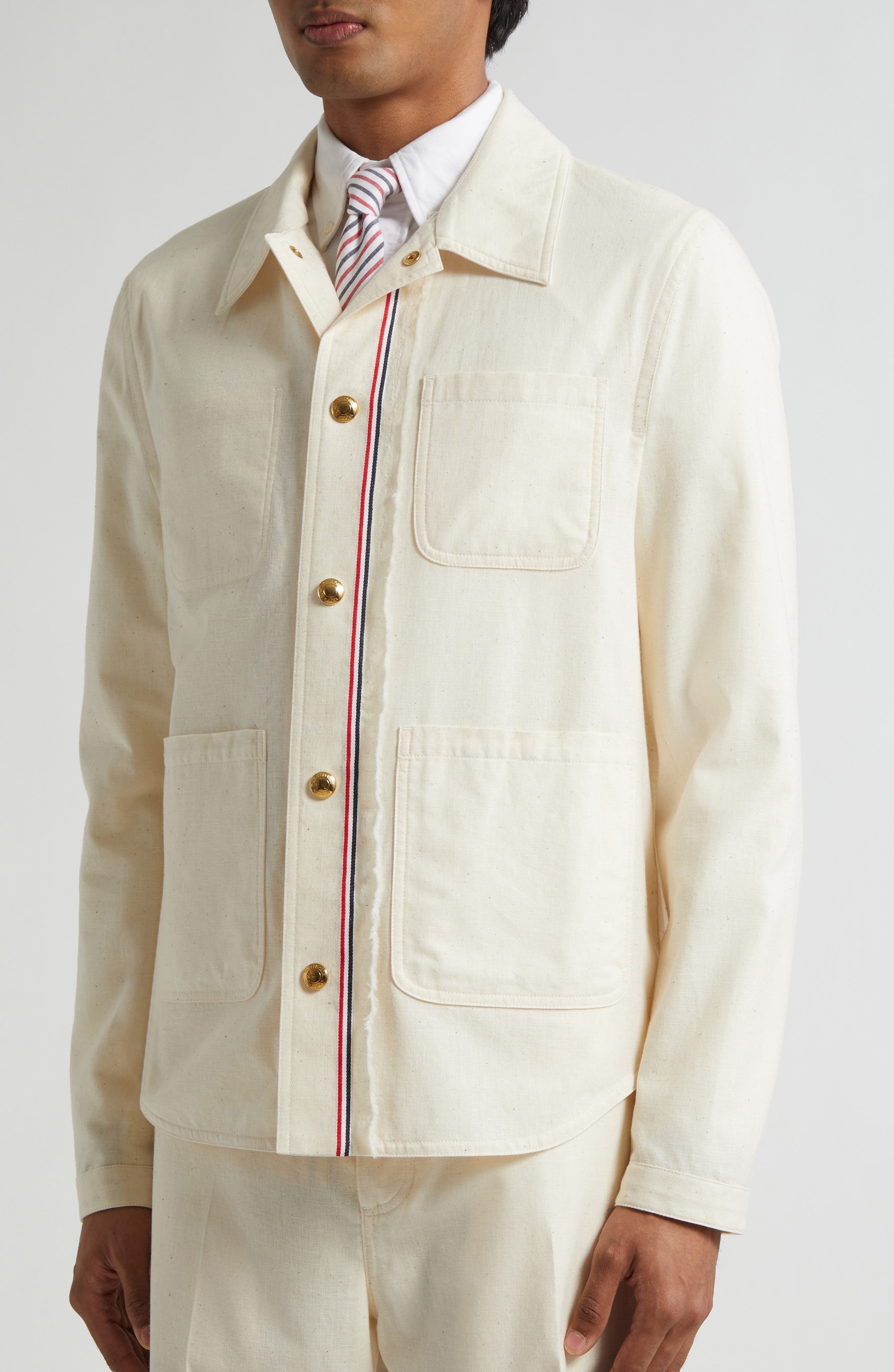 Thom Browne RWB Muslin Utility Jacket at Nordstrom - 5