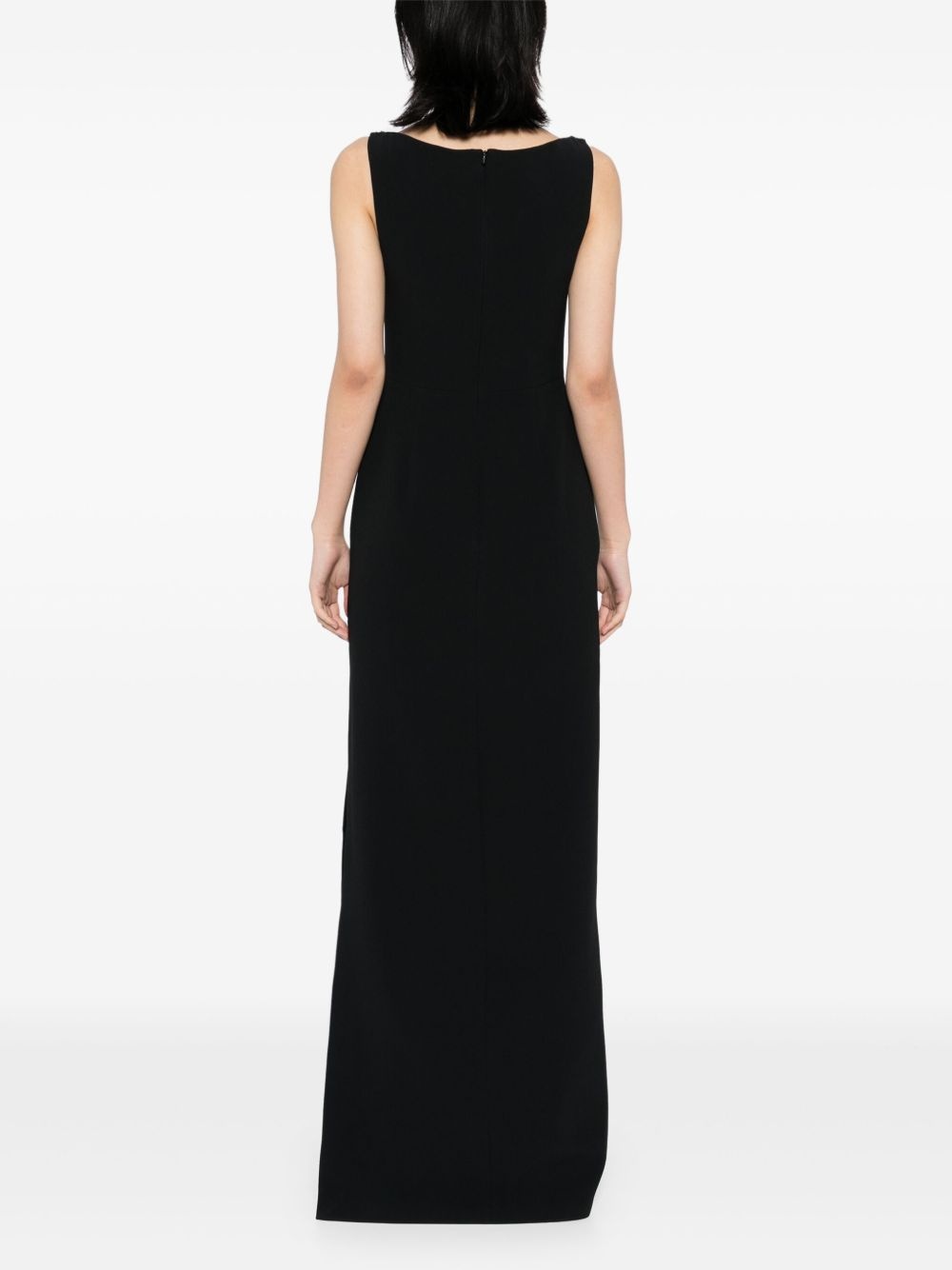 crystal neckline gown - 4