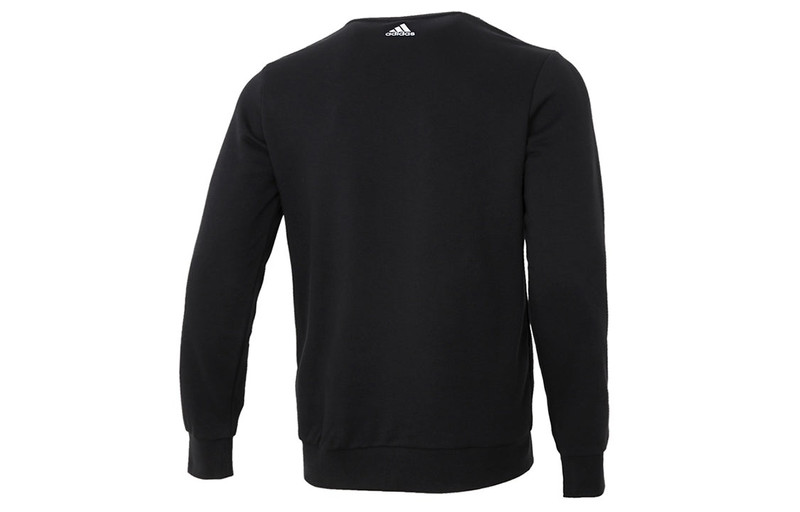 adidas adidas Fi Swt Ft Bos Logo Printing Sports Round Neck Pullover Black GP0987 outlook