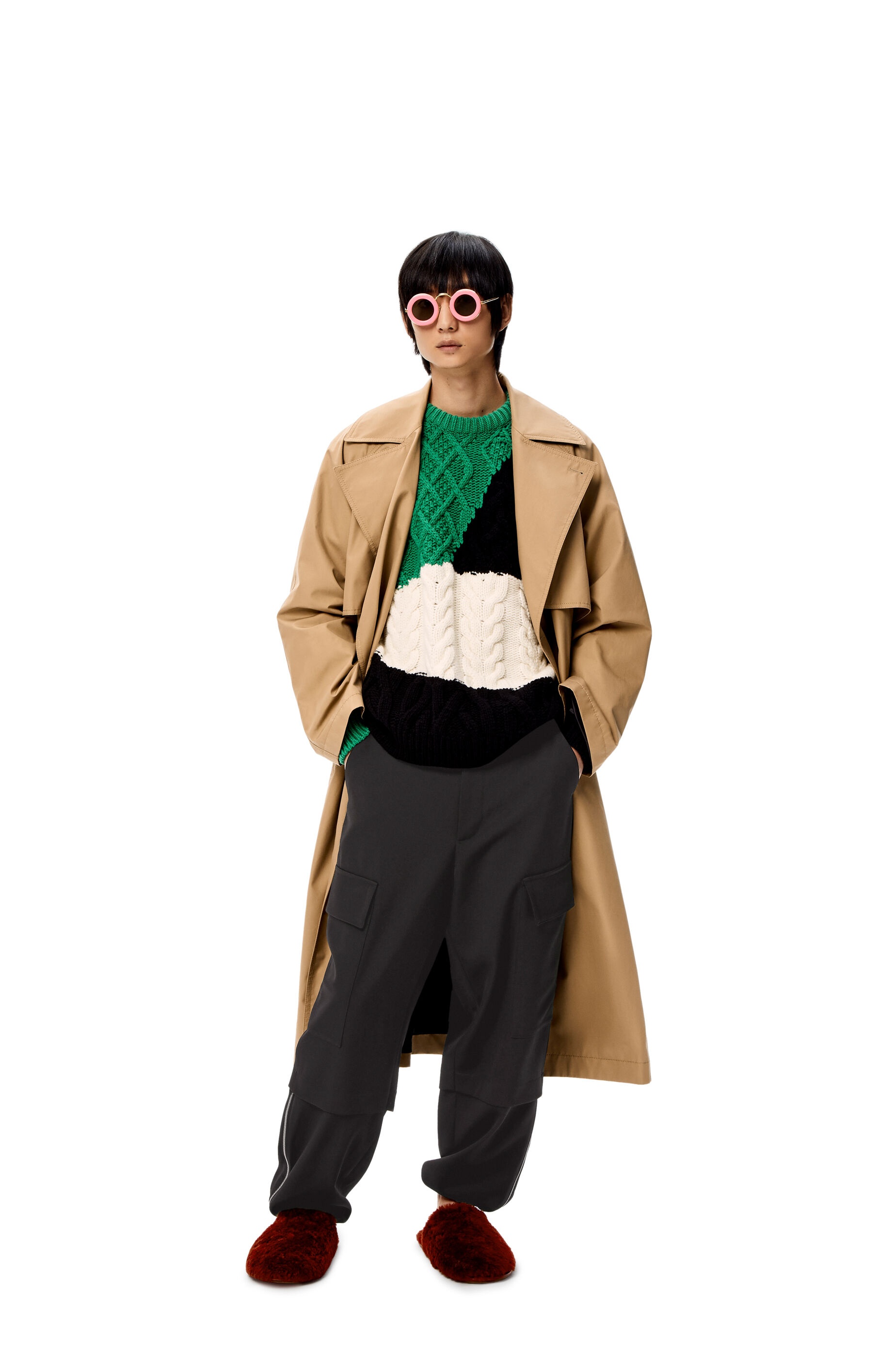 Tailored cargo trousers in wool - 5