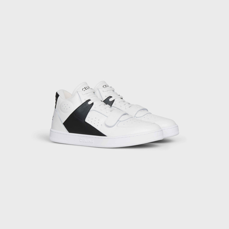 CT-02 CELINE TRAINER MID SNEAKER WITH SCRATCH in CALFSKIN 2