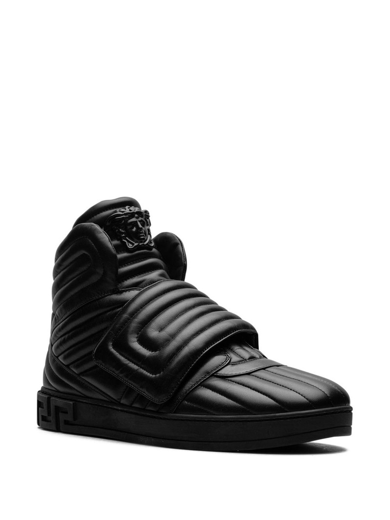 VERSACE Medusa quilted sneakers outlook
