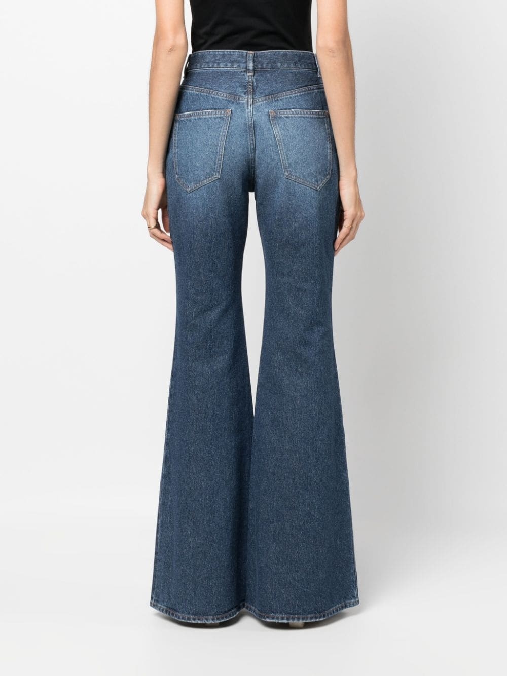 high-rise flared jeans - 4