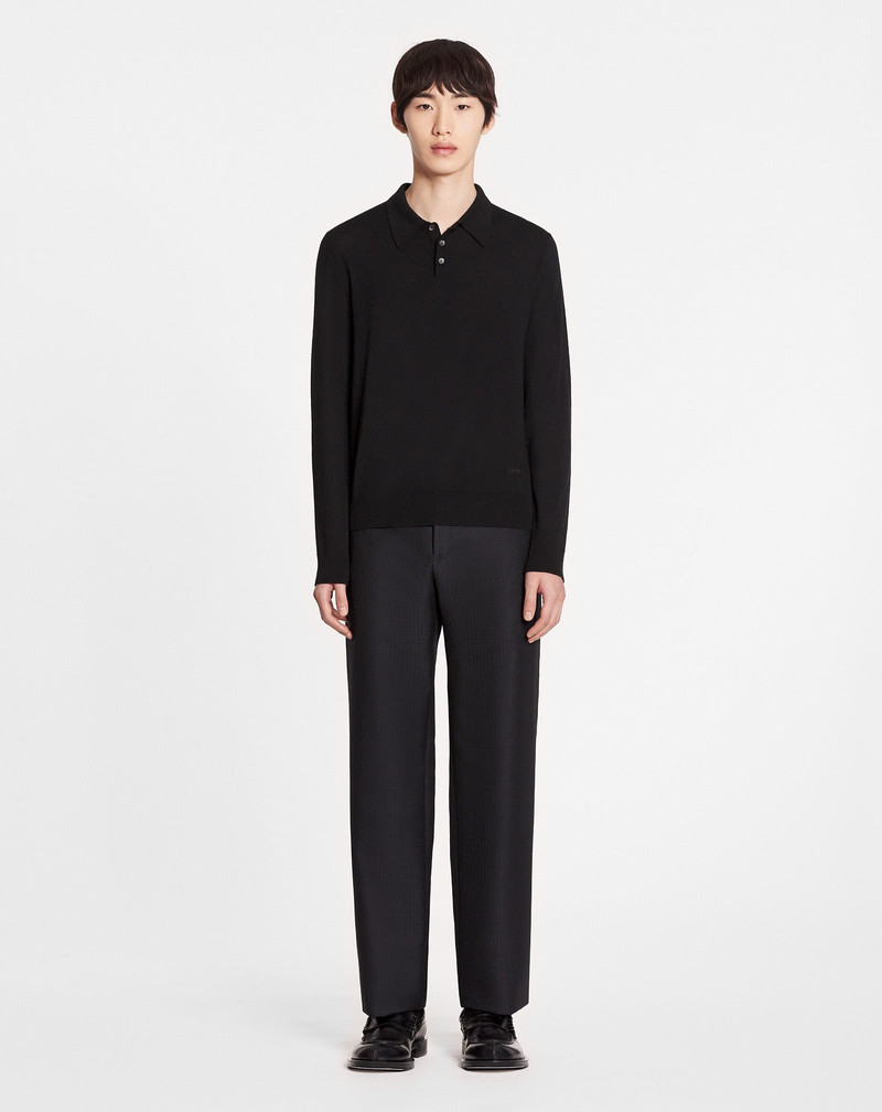 Lanvin MERINO WOOL POLO SHIRT outlook