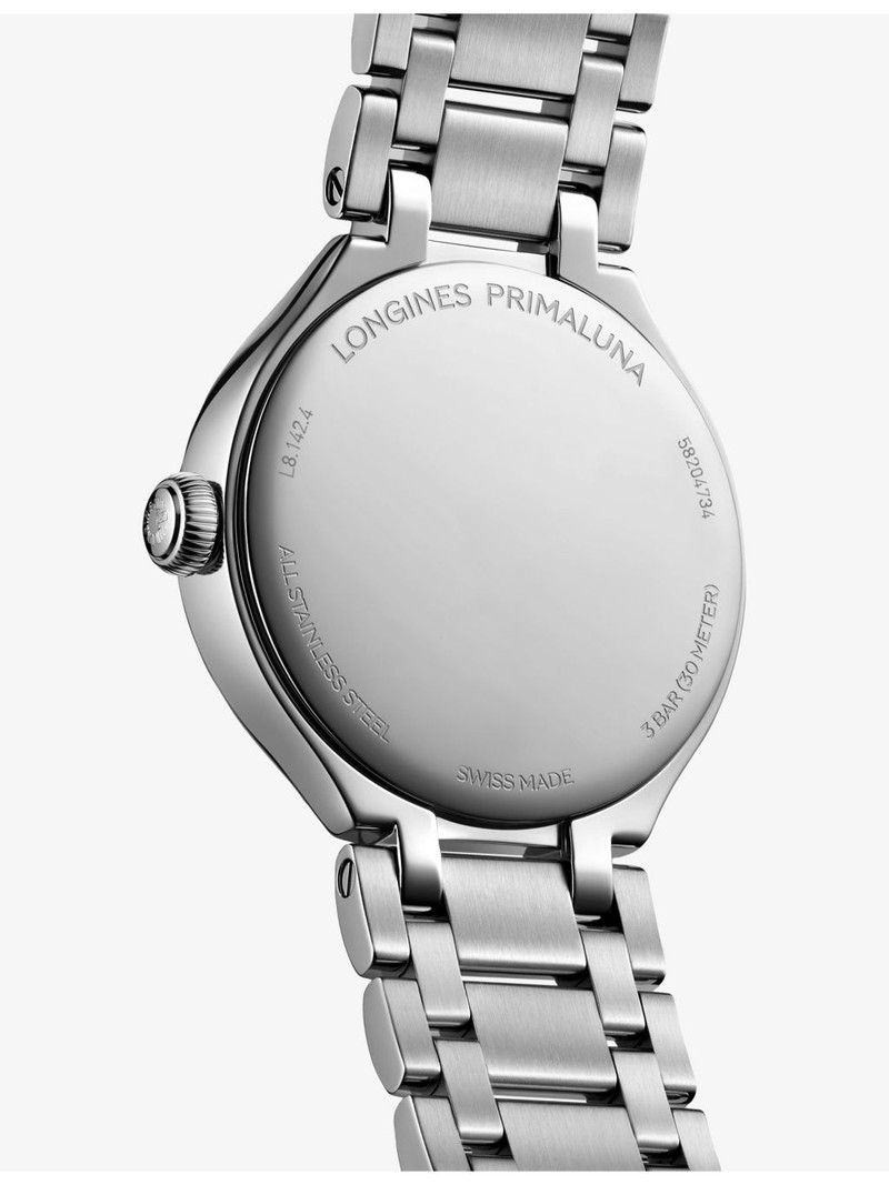 PrimaLuna Stainless-Steel And 0.057ct Diamond Quartz Watch 30mm 5