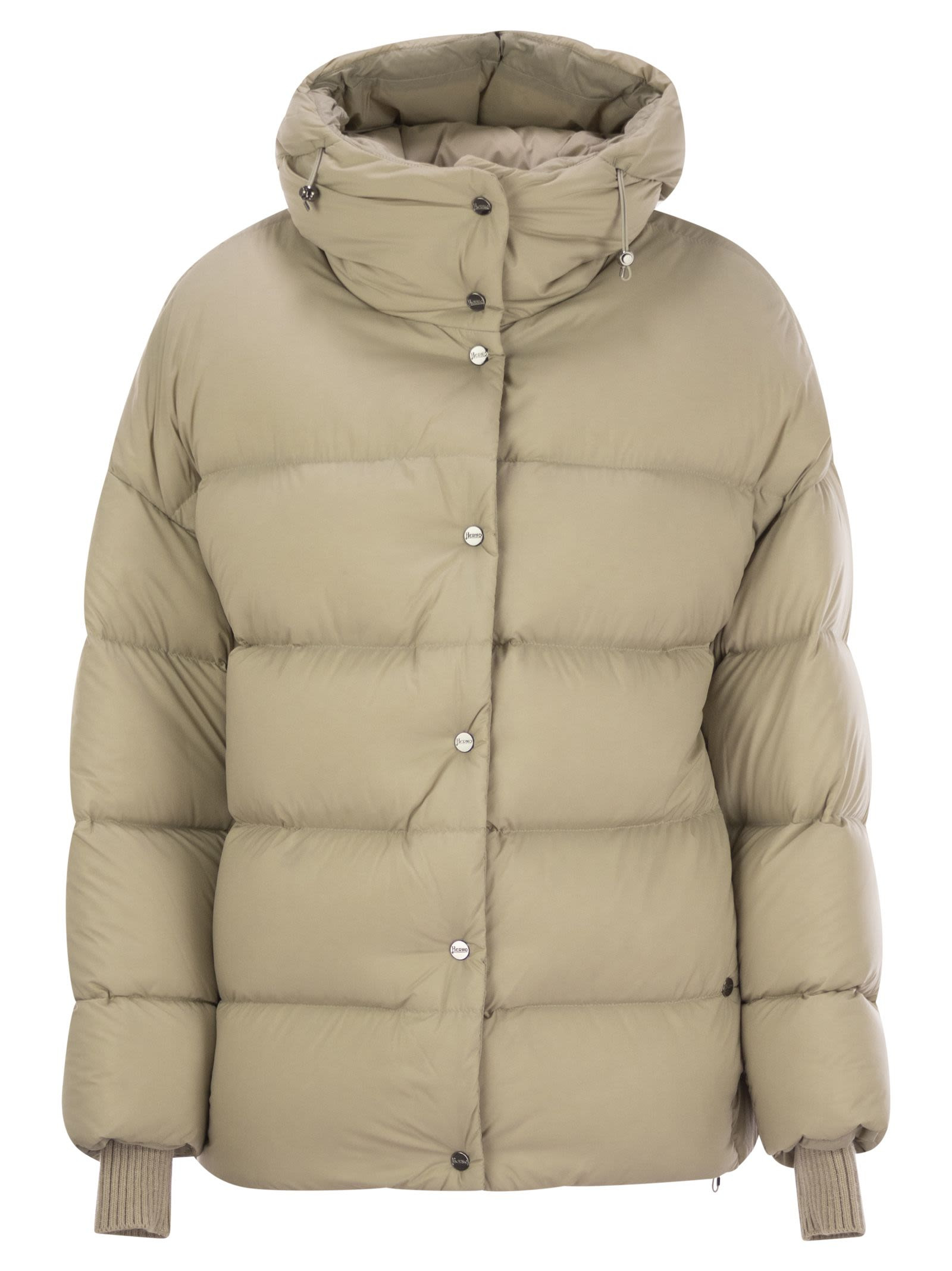 Herno Women Nylon Microfibre Bomber Jacket - 1
