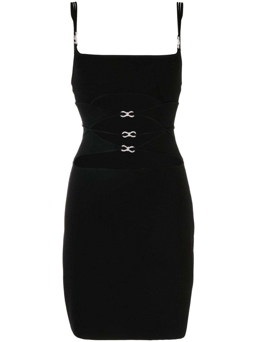 cut-out detail midi dress - 1