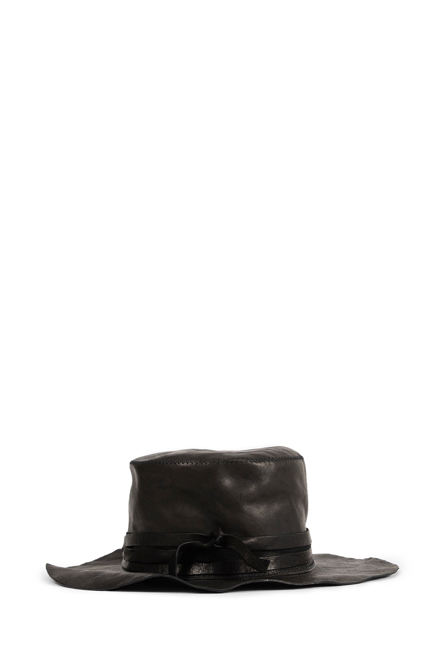 Aril Small Leather Hat With Studs - 2