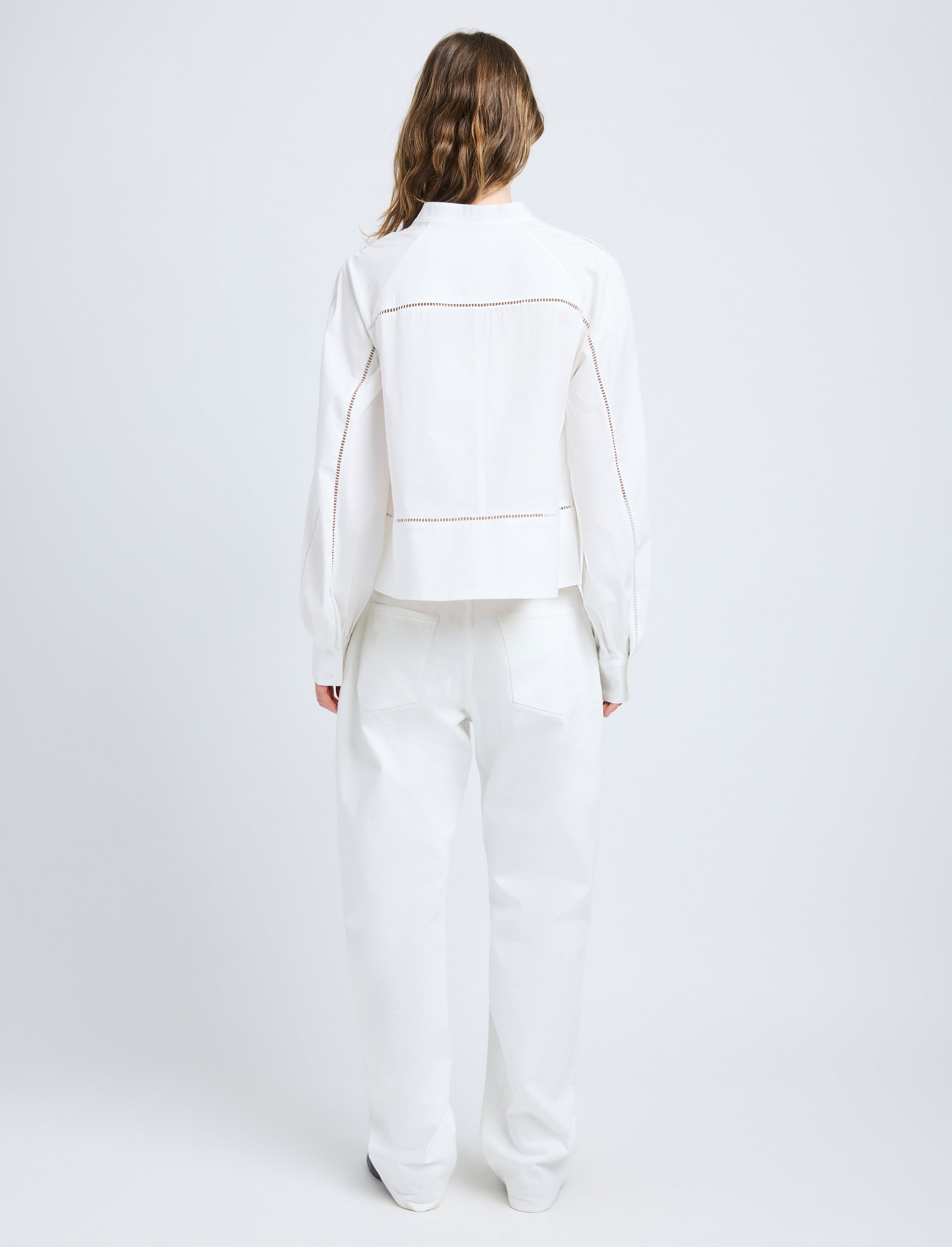 Grayson Top in Eco Cotton Poplin - 5