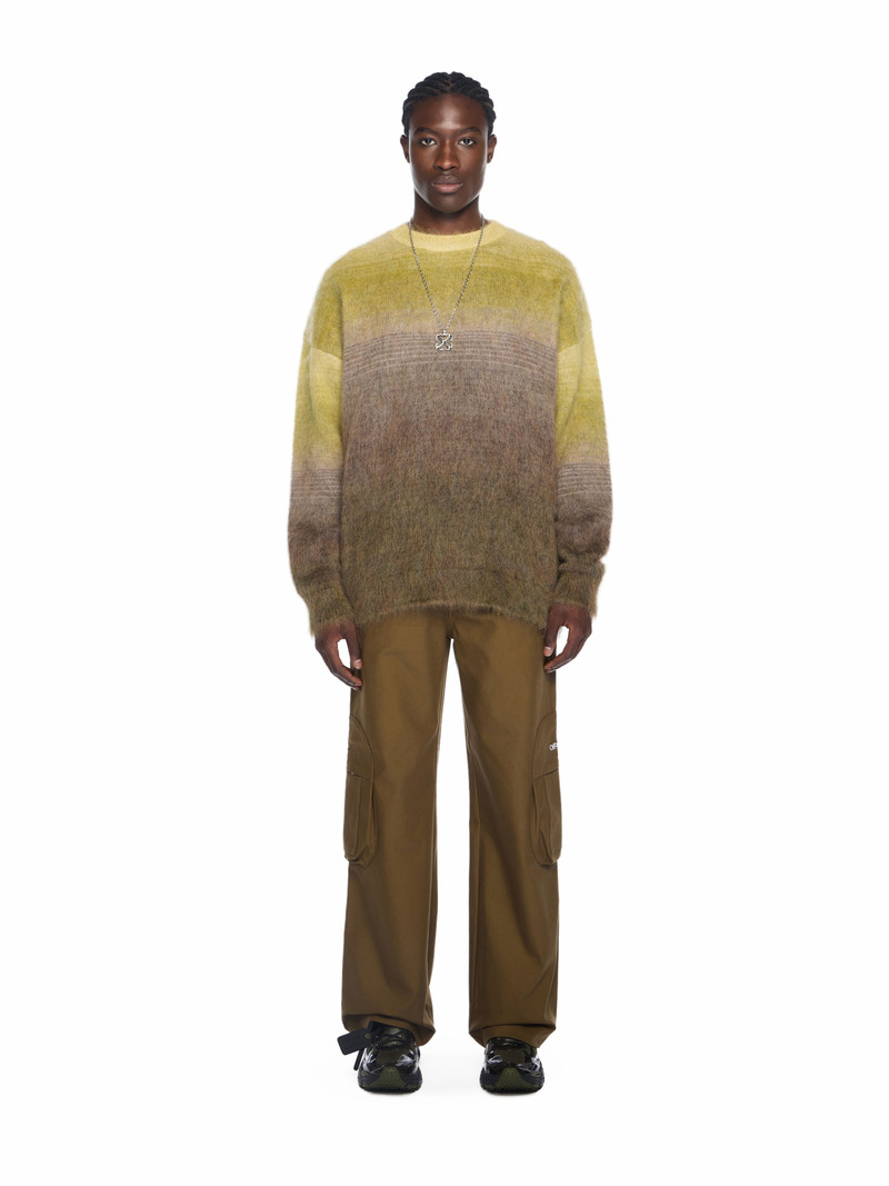 Off-White Mohair Arrow Gradient Crewneck Sweater outlook