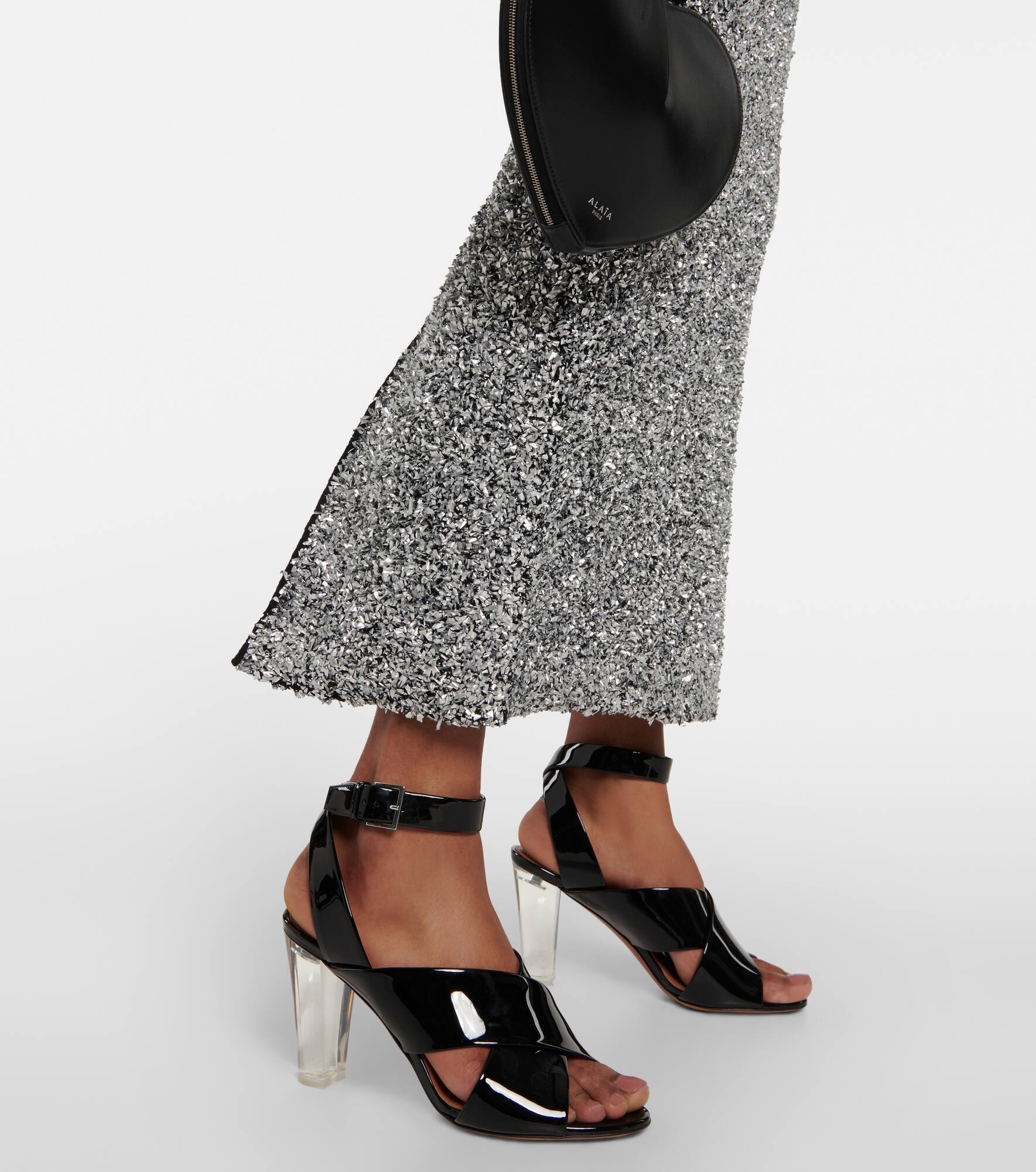 Studded leather sandals - 4