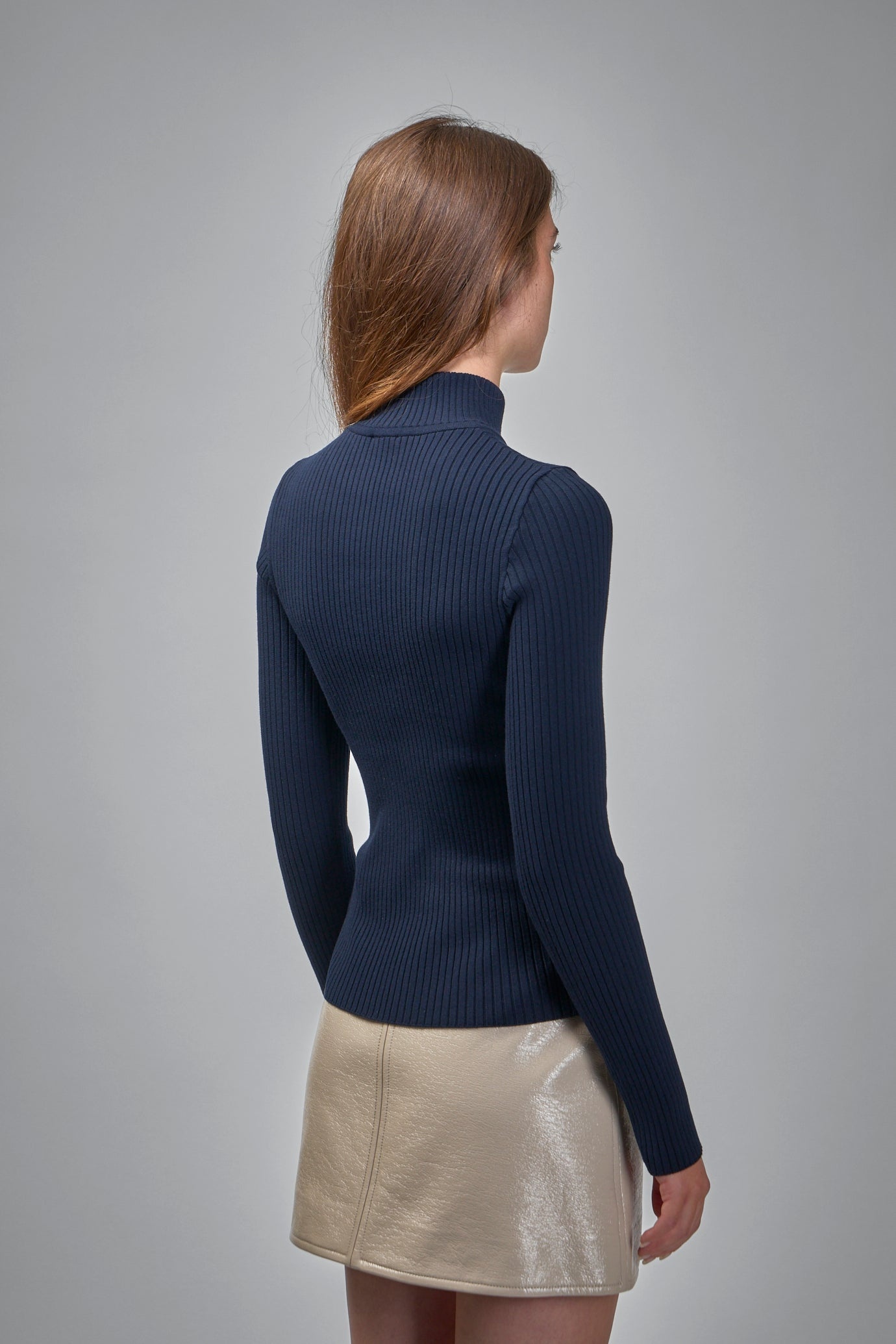 Reedition Rib Knit Mockneck Sweater - 3