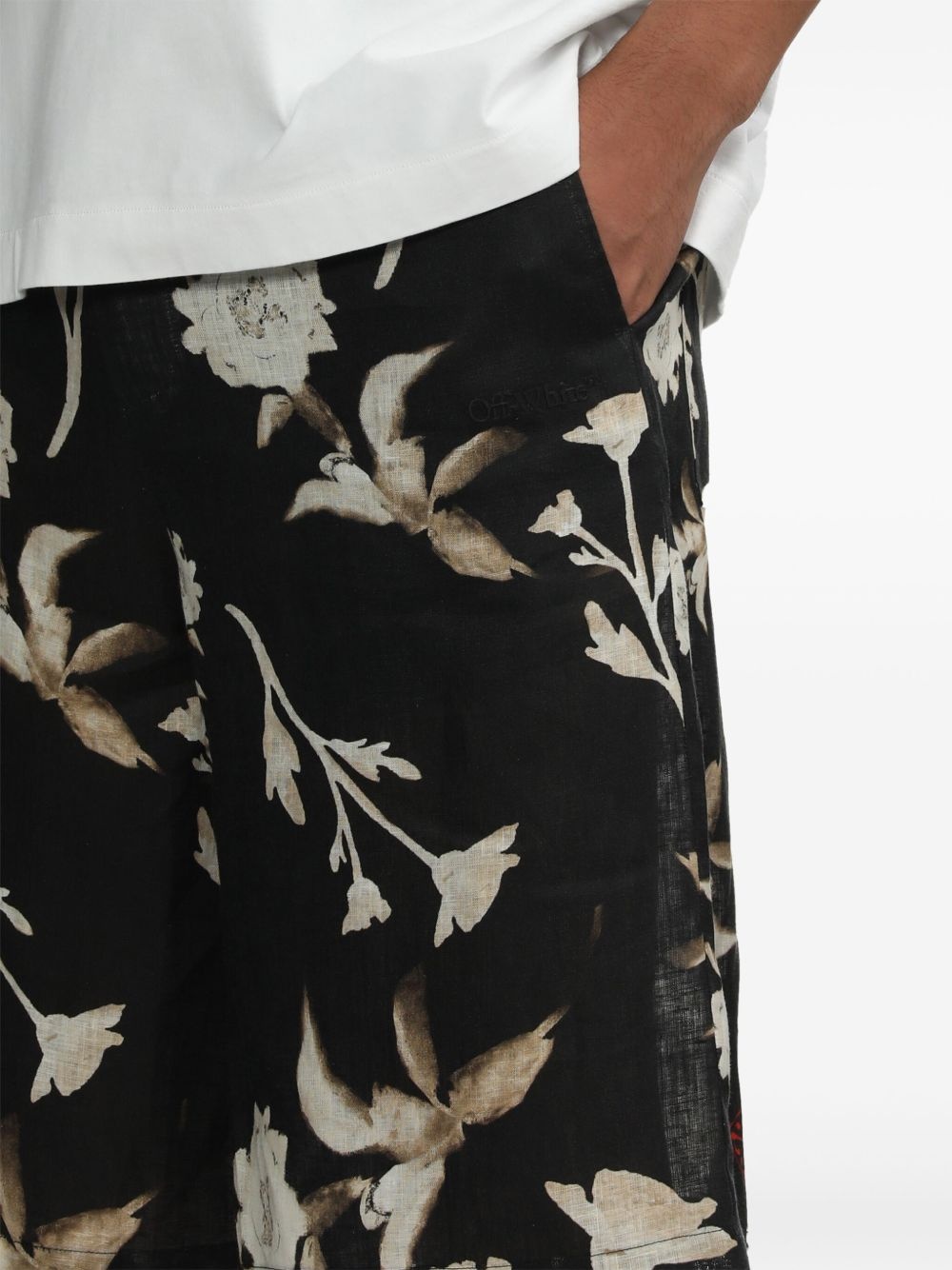 floral print shorts - 5
