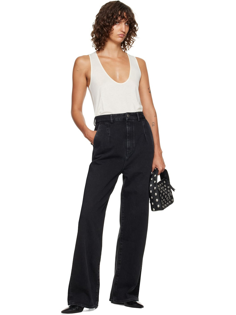 Loulou de Saison Black Attu LDS Pleated Jeans outlook