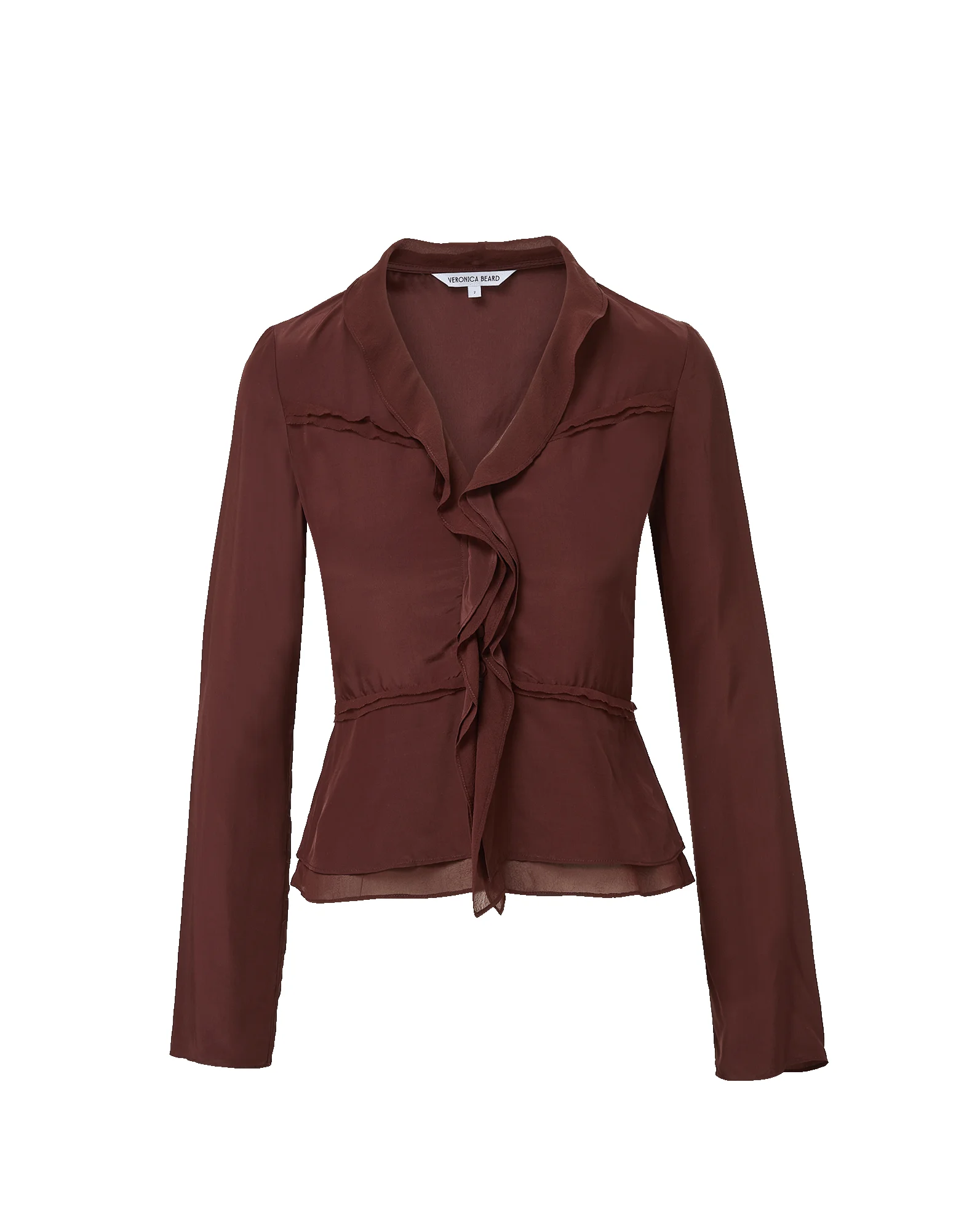 LORALYNN RUFFLED BLOUSE - 1