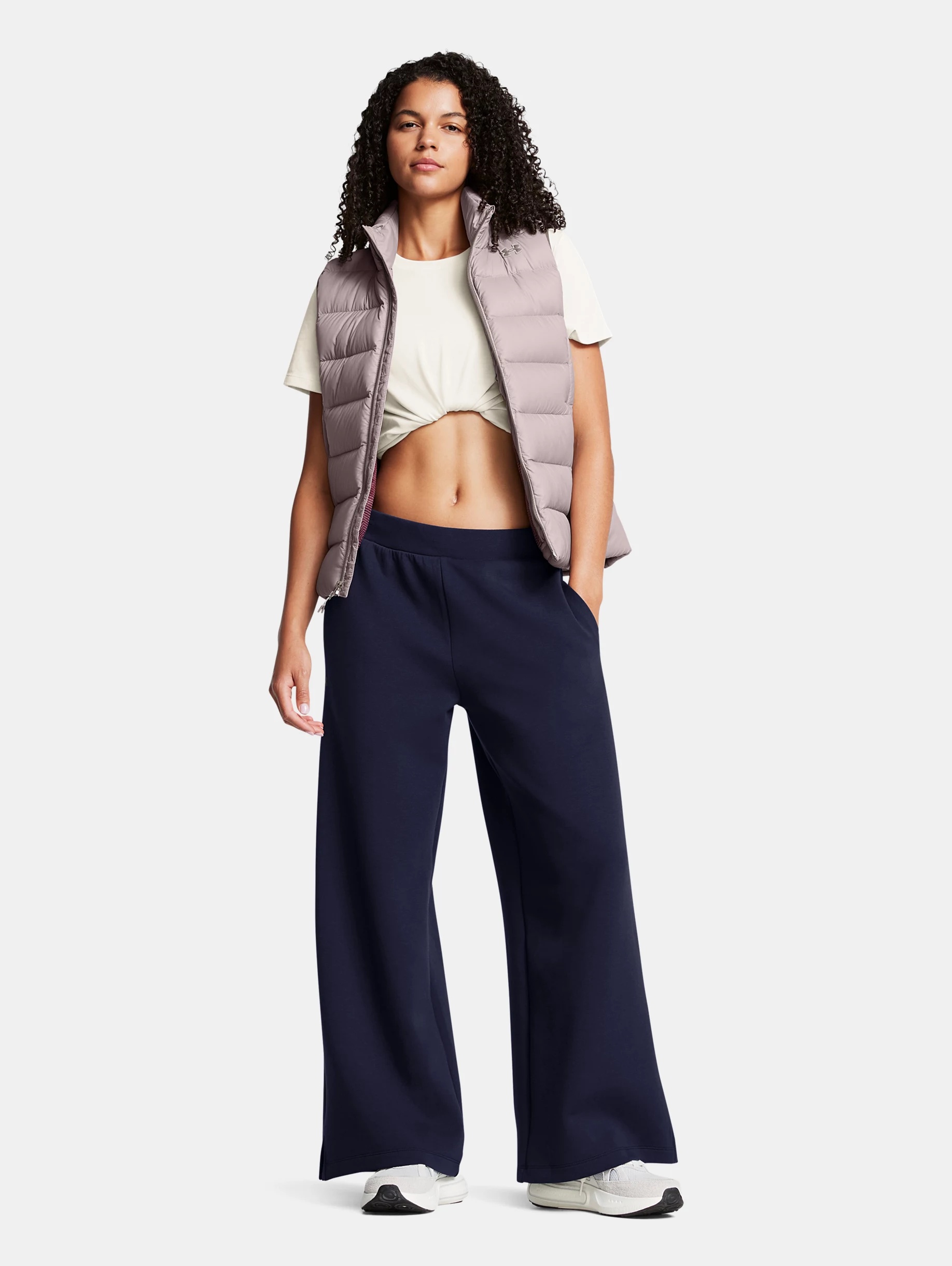 Under Armour Women's UA Unstoppable Fleece Wide Leg Pants REVERSIBLE