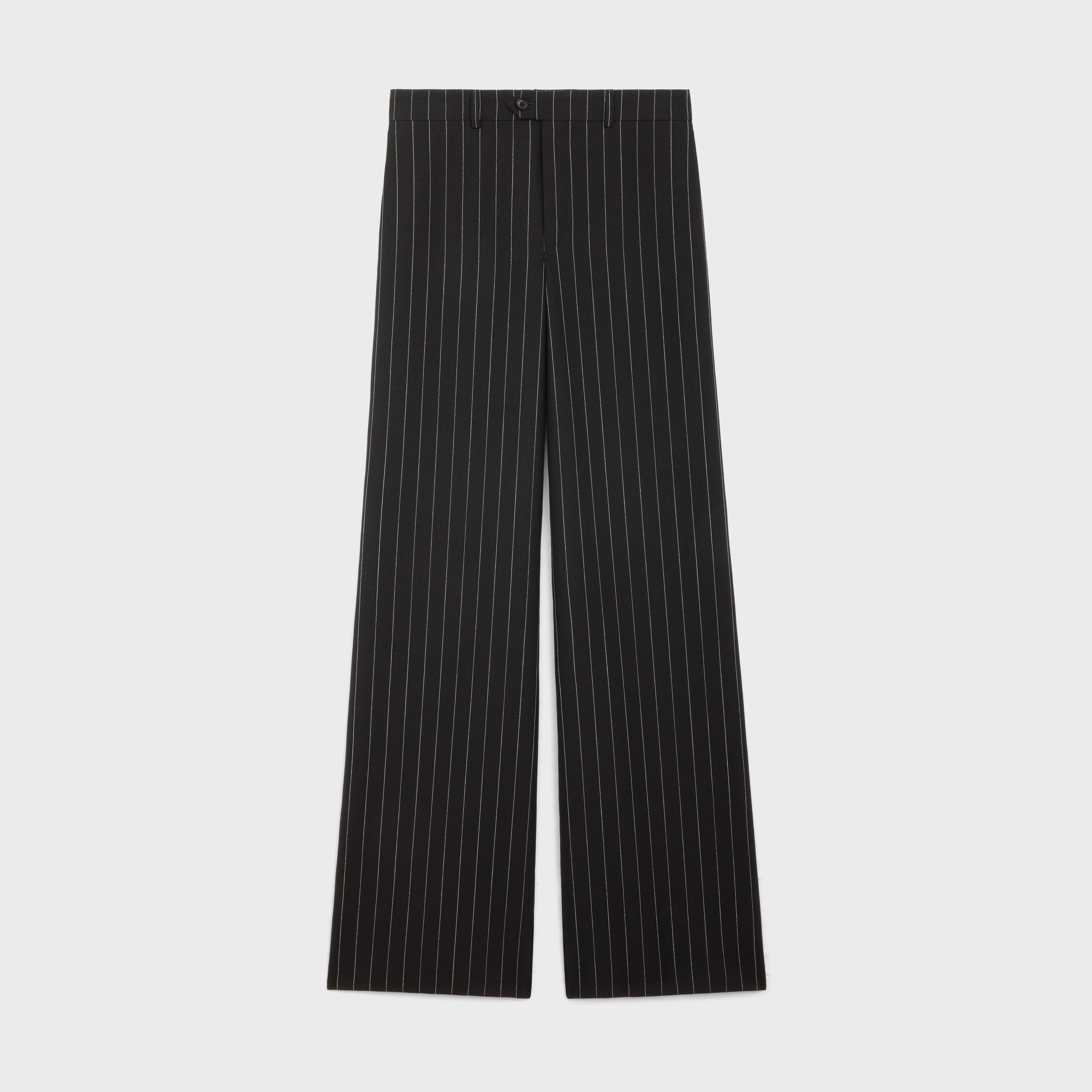 FLARED SURF PANTS IN STRIPED WOOL - 1