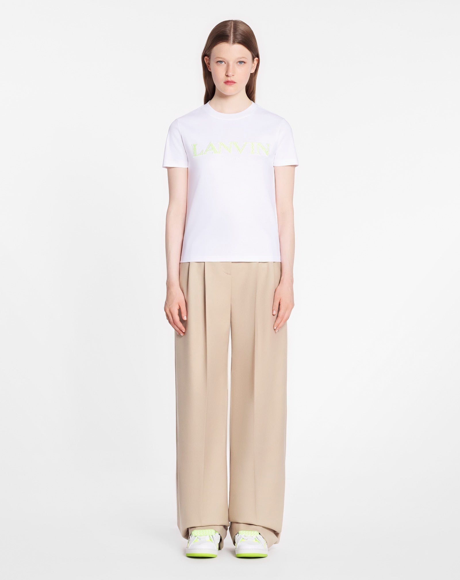CLASSIC FIT LANVIN CURB TEE IN MERCERIZED COTTON - 2