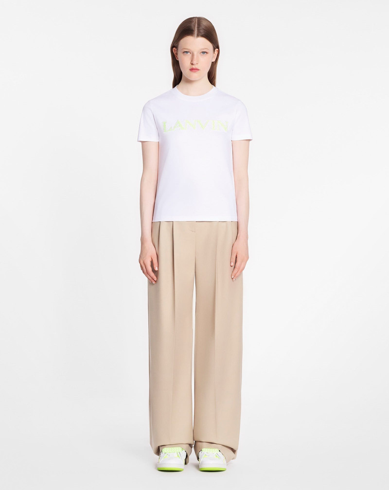 Lanvin CLASSIC FIT LANVIN CURB TEE IN MERCERIZED COTTON outlook