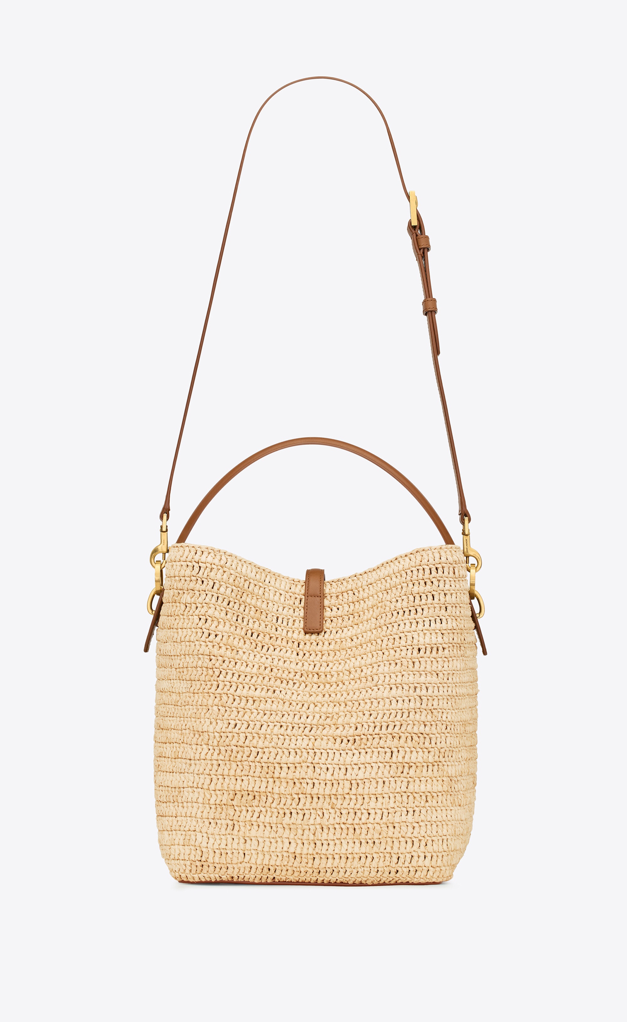 le 37 in woven raffia and vegetable-tanned leather - 5